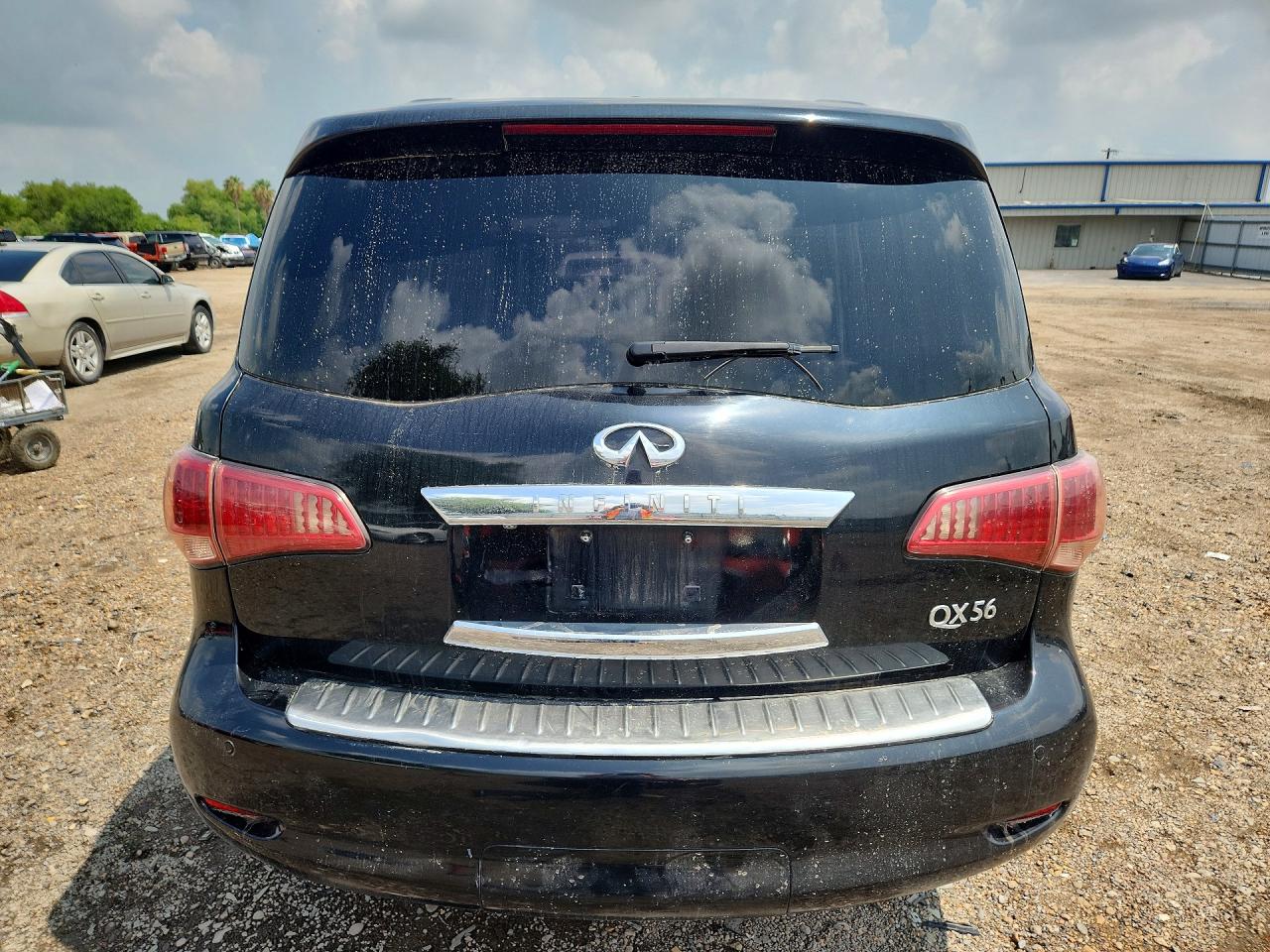 2012 Infiniti Qx56 Base Черный vin: JN8AZ2NF6C9515673