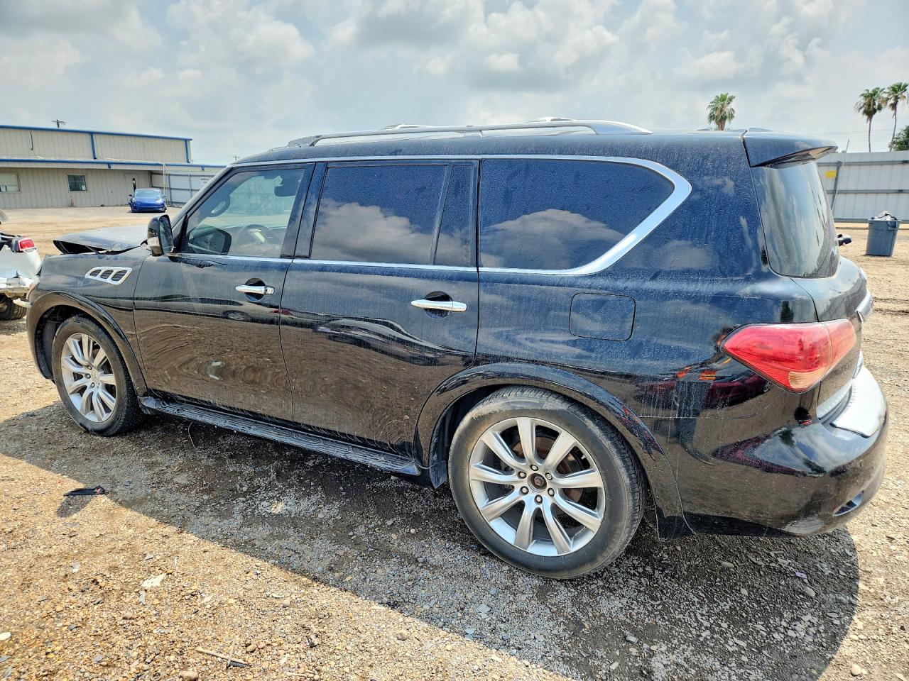 2012 Infiniti Qx56 Base Черный vin: JN8AZ2NF6C9515673