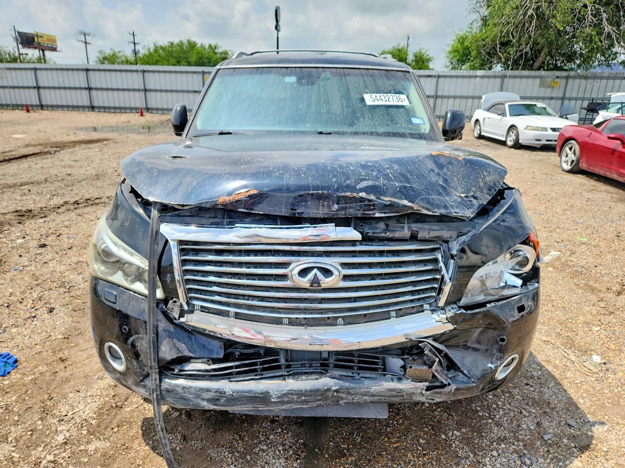 2012 Infiniti Qx56 Base Черный vin: JN8AZ2NF6C9515673