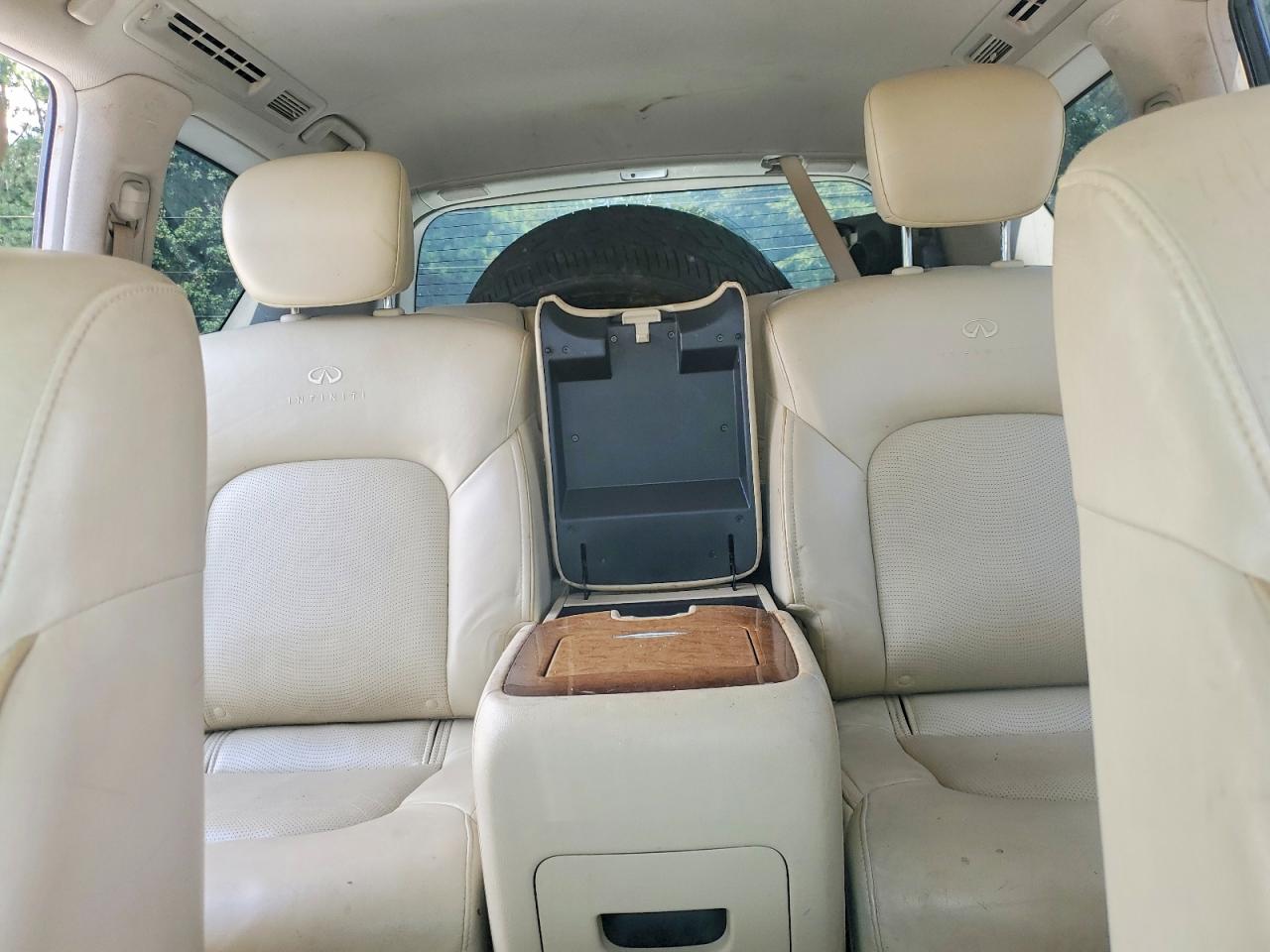 2012 Infiniti Qx56 Base Cream vin: JN8AZ2NF6C9516287