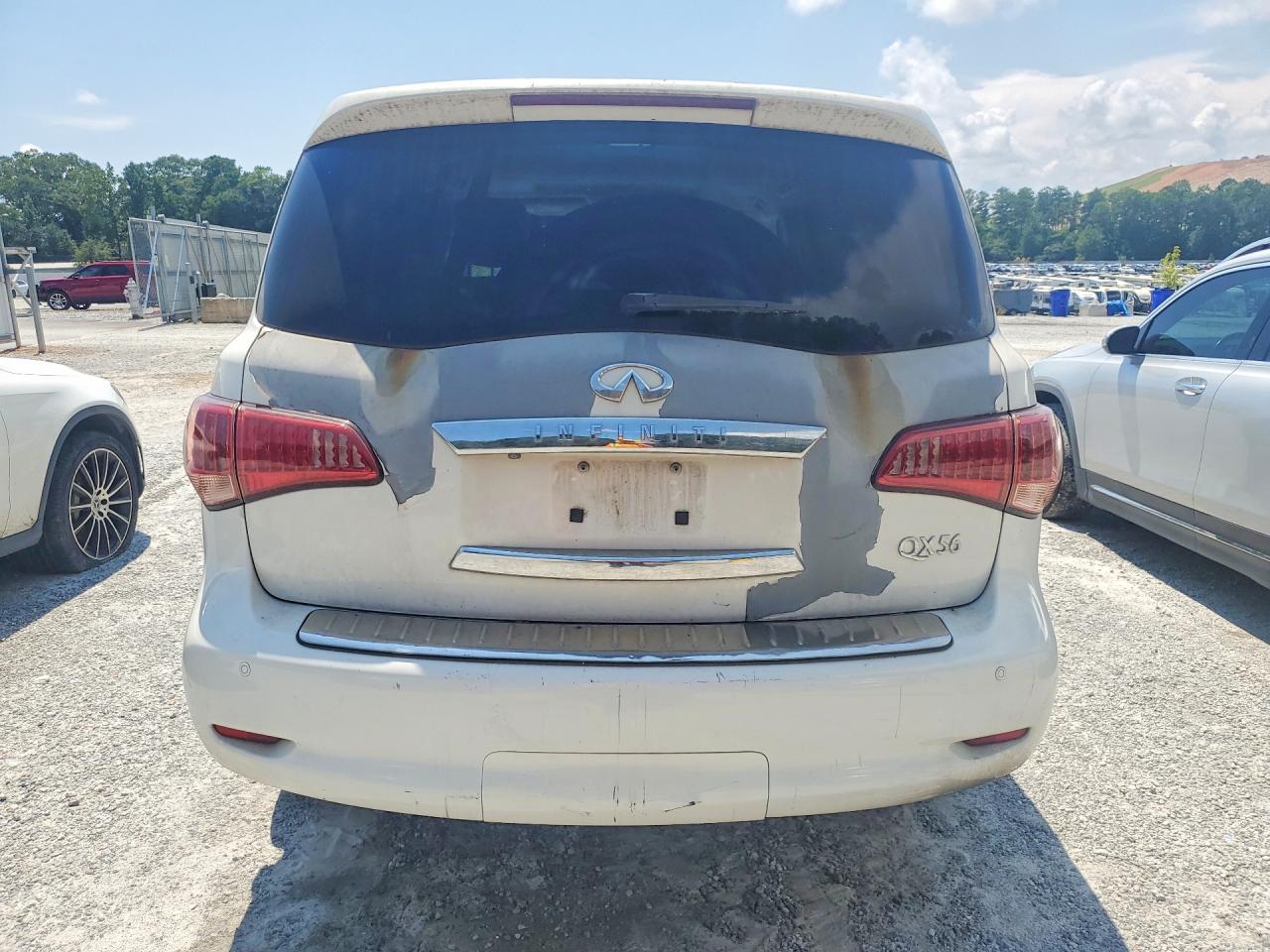 2012 Infiniti Qx56 Base Cream vin: JN8AZ2NF6C9516287