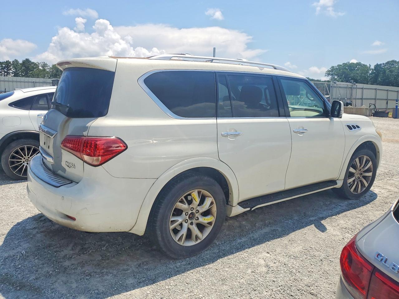 2012 Infiniti Qx56 Base Cream vin: JN8AZ2NF6C9516287