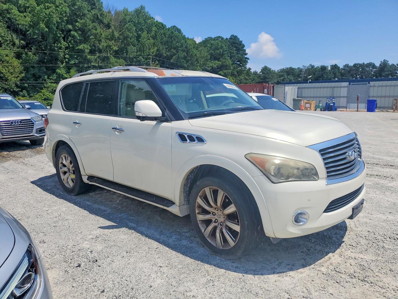 2012 Infiniti Qx56 Base Cream vin: JN8AZ2NF6C9516287