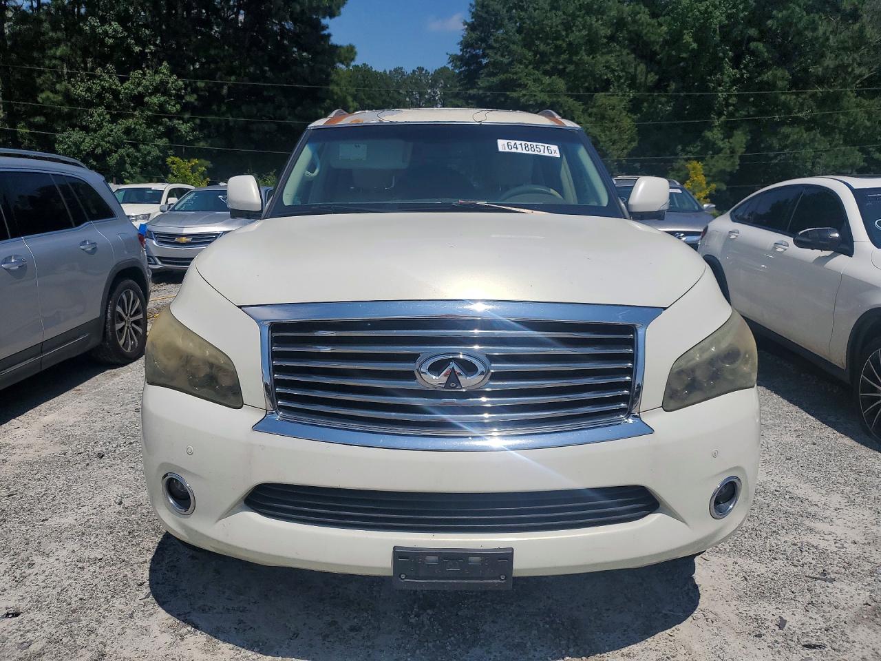 2012 Infiniti Qx56 Base Cream vin: JN8AZ2NF6C9516287