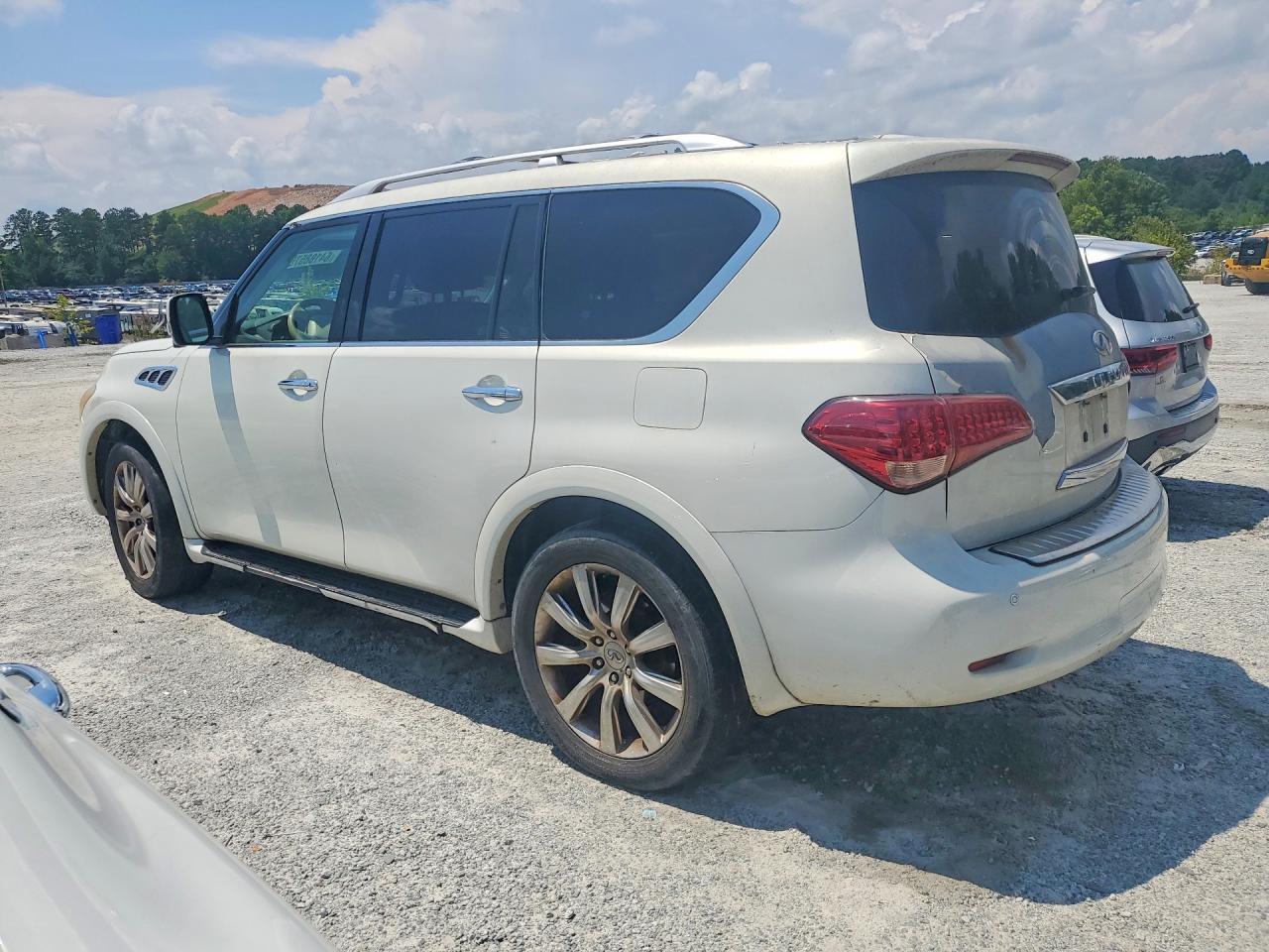 2012 Infiniti Qx56 Base Cream vin: JN8AZ2NF6C9516287