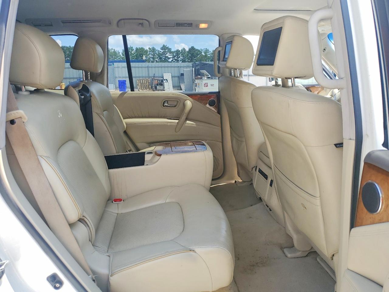2012 Infiniti Qx56 Base Cream vin: JN8AZ2NF6C9516287