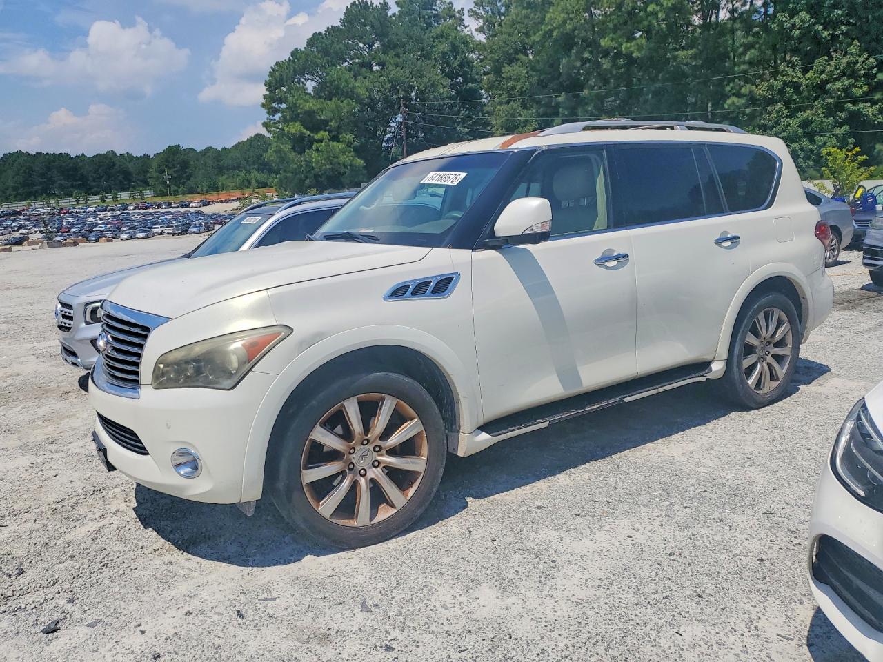 2012 Infiniti Qx56 Base Cream vin: JN8AZ2NF6C9516287