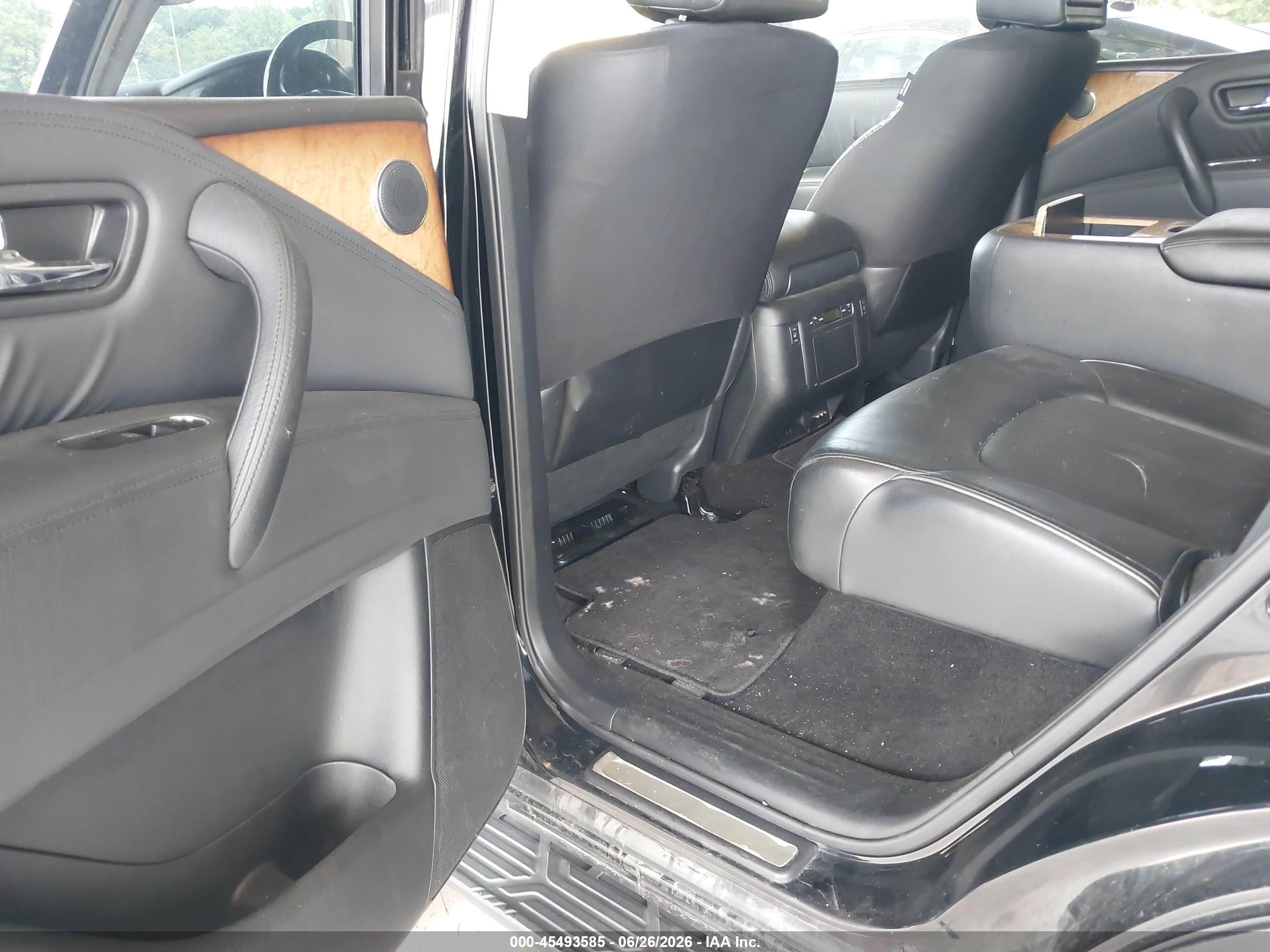 2012 Infiniti Qx56 Black vin: JN8AZ2NF6C9517441
