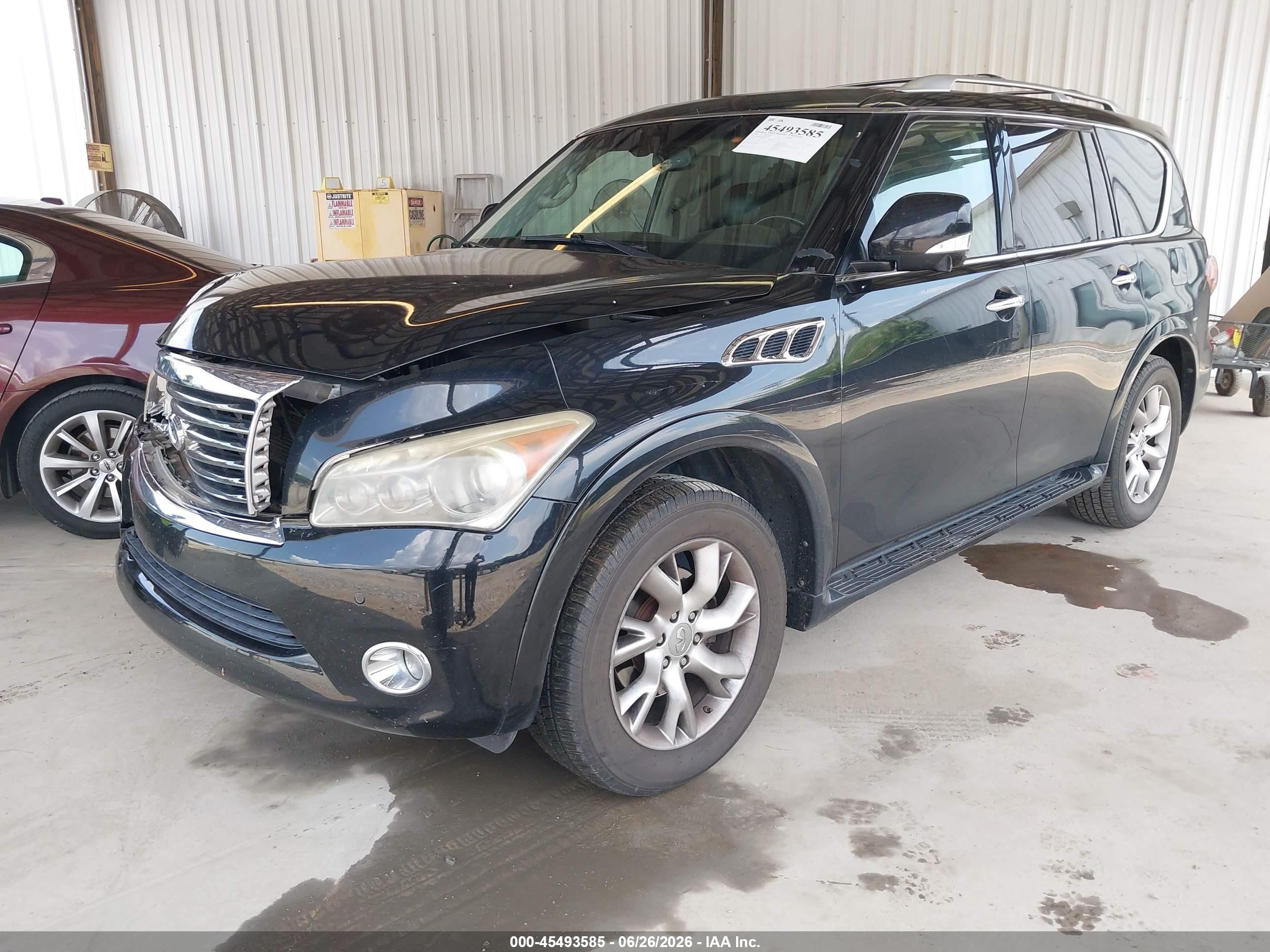 2012 Infiniti Qx56 Black vin: JN8AZ2NF6C9517441
