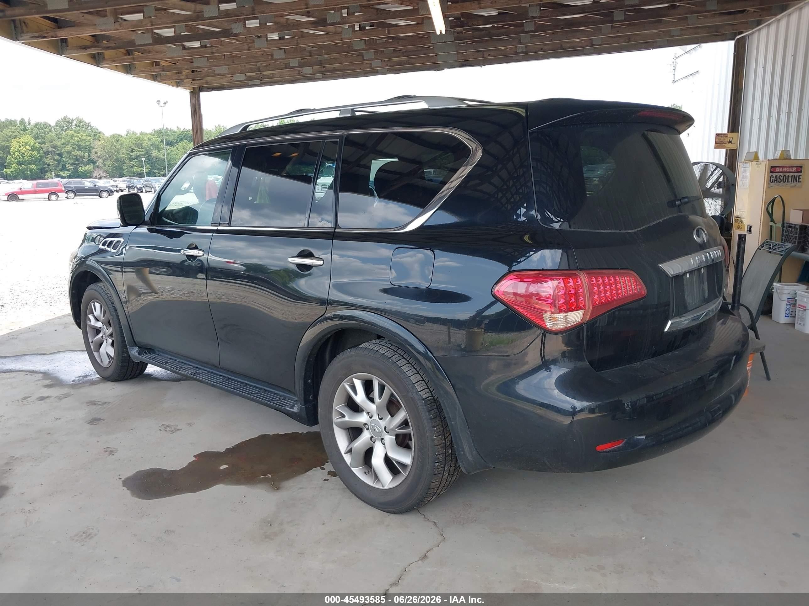 2012 Infiniti Qx56 Black vin: JN8AZ2NF6C9517441