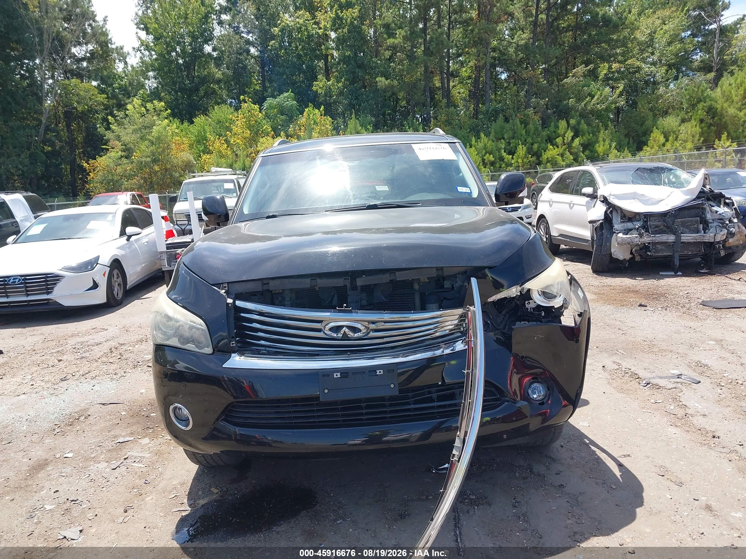 2012 Infiniti Qx56 Black vin: JN8AZ2NF6C9518959
