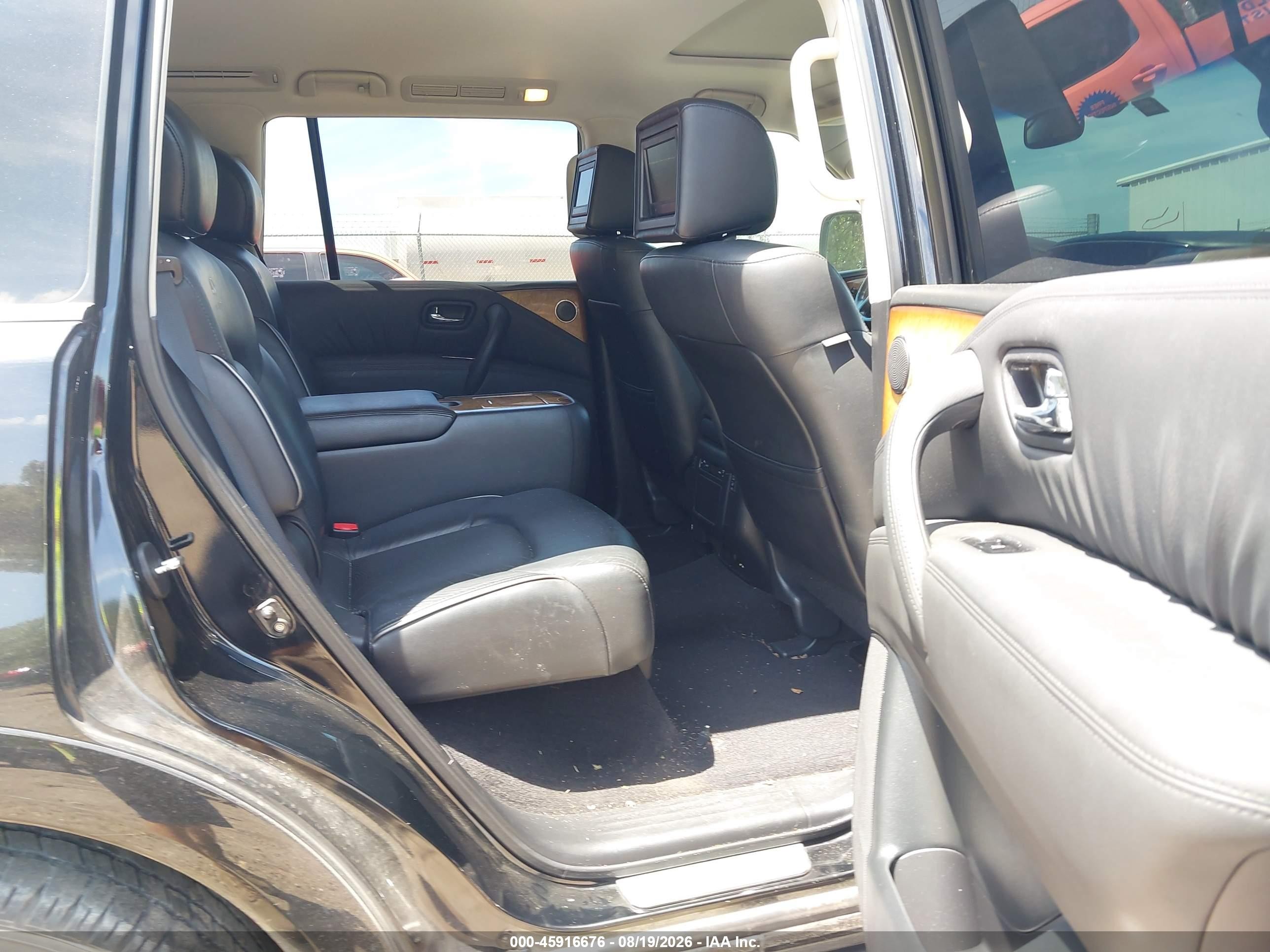 2012 Infiniti Qx56 Black vin: JN8AZ2NF6C9518959