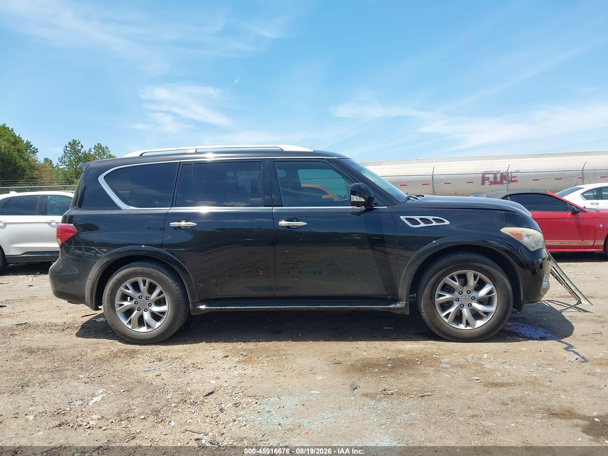 2012 Infiniti Qx56 Black vin: JN8AZ2NF6C9518959