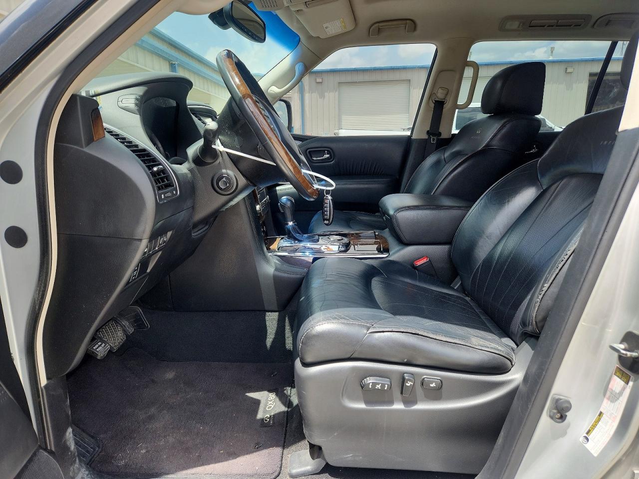 2014 Infiniti Qx80 Base Silver vin: JN8AZ2NF6E9554542