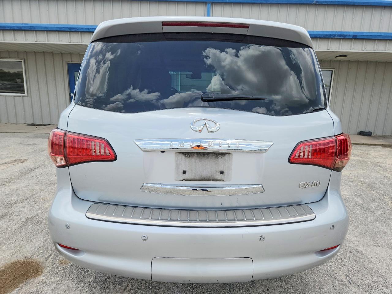 2014 Infiniti Qx80 Base Silver vin: JN8AZ2NF6E9554542