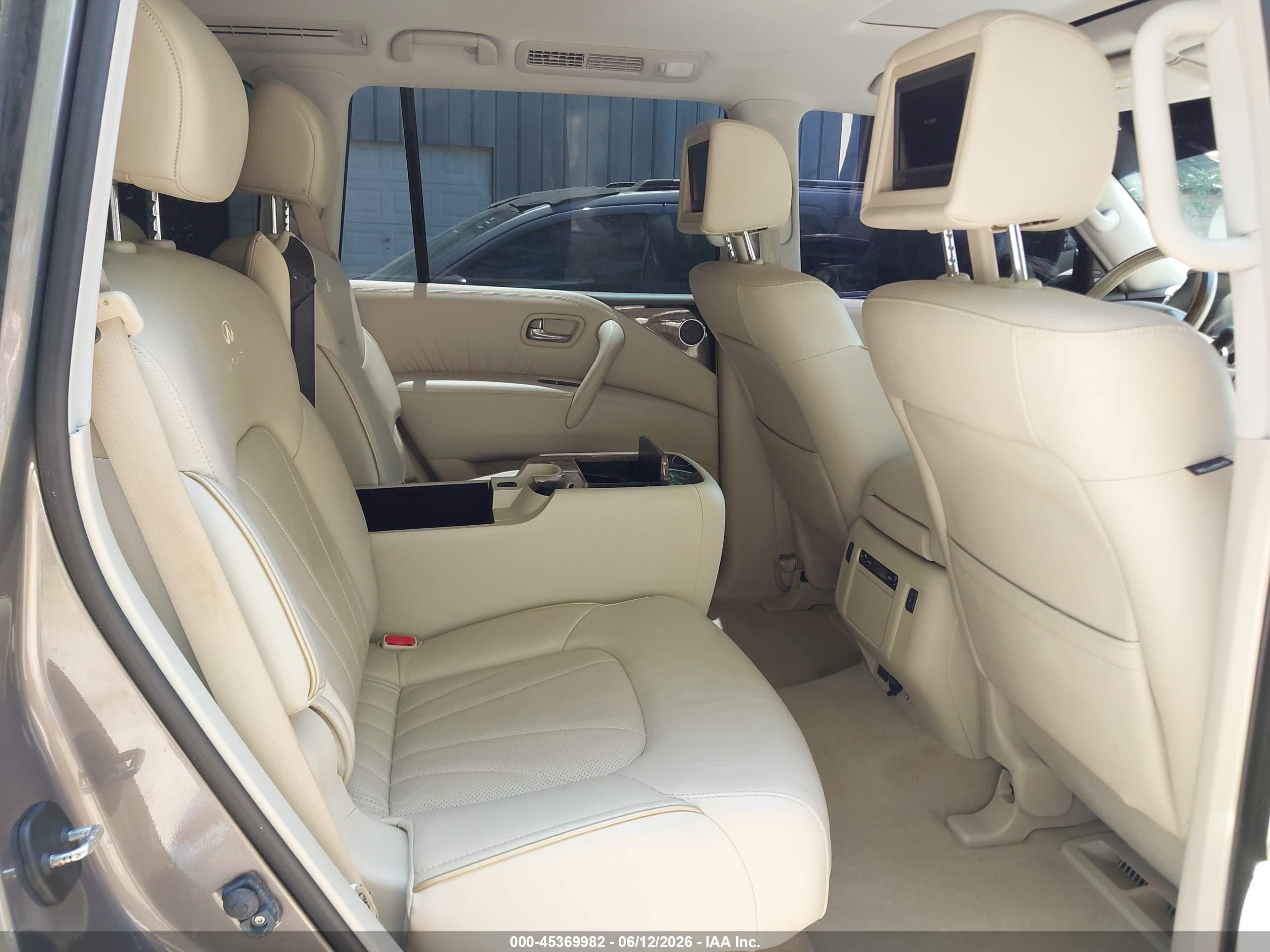 2014 Infiniti Qx80   Brown vin: JN8AZ2NF6E9554699