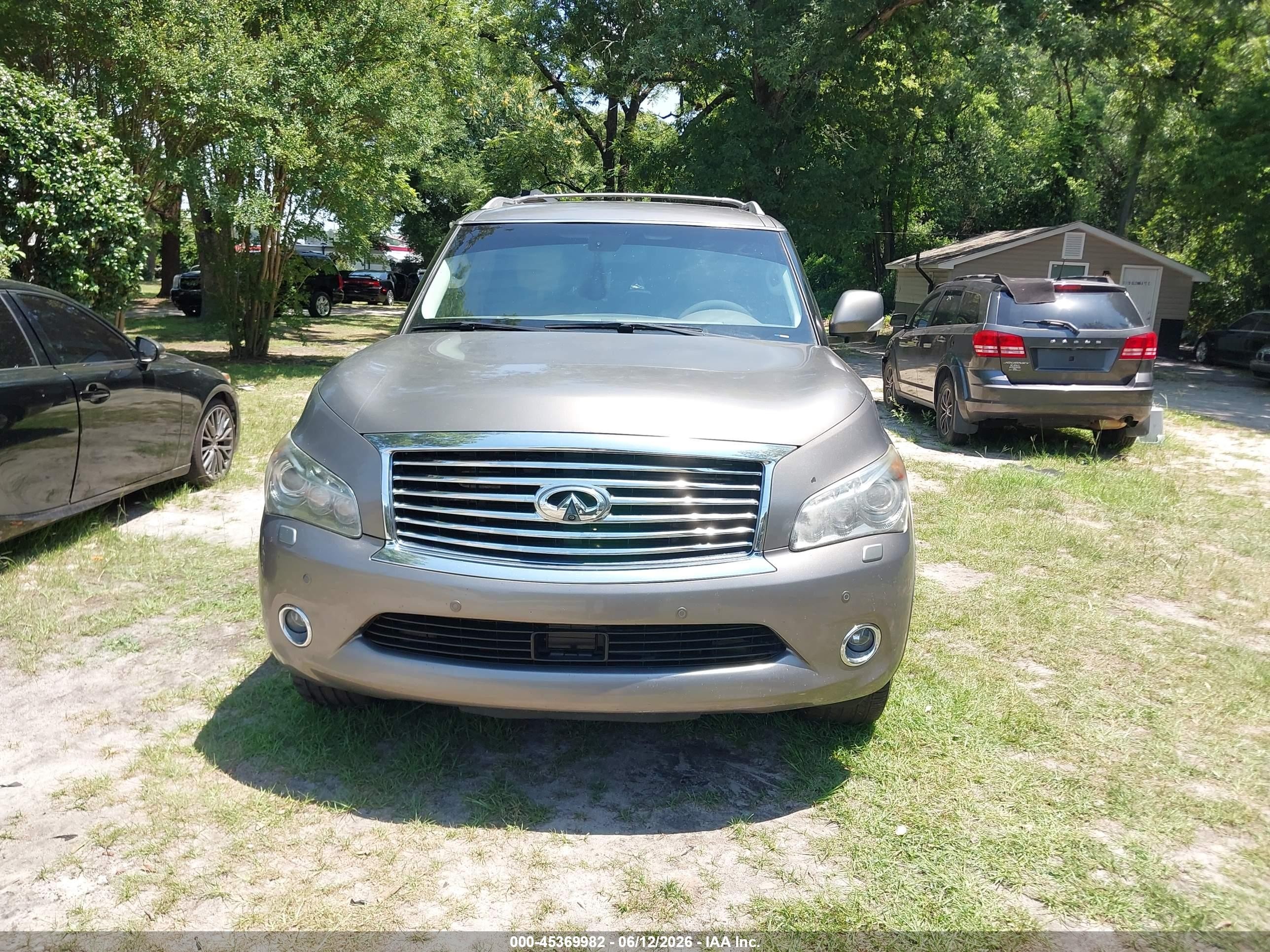 2014 Infiniti Qx80   Brown vin: JN8AZ2NF6E9554699
