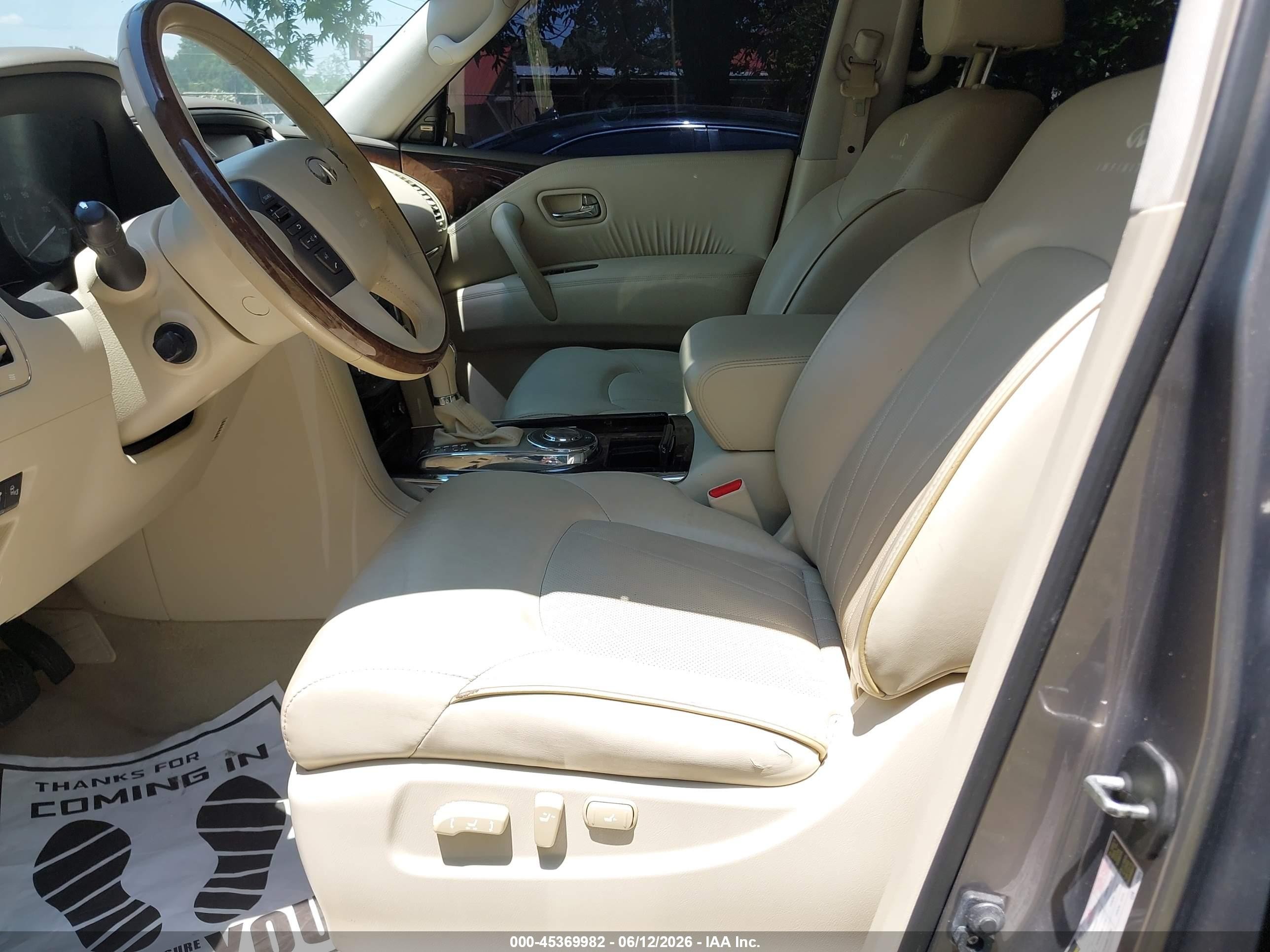 2014 Infiniti Qx80   Brown vin: JN8AZ2NF6E9554699