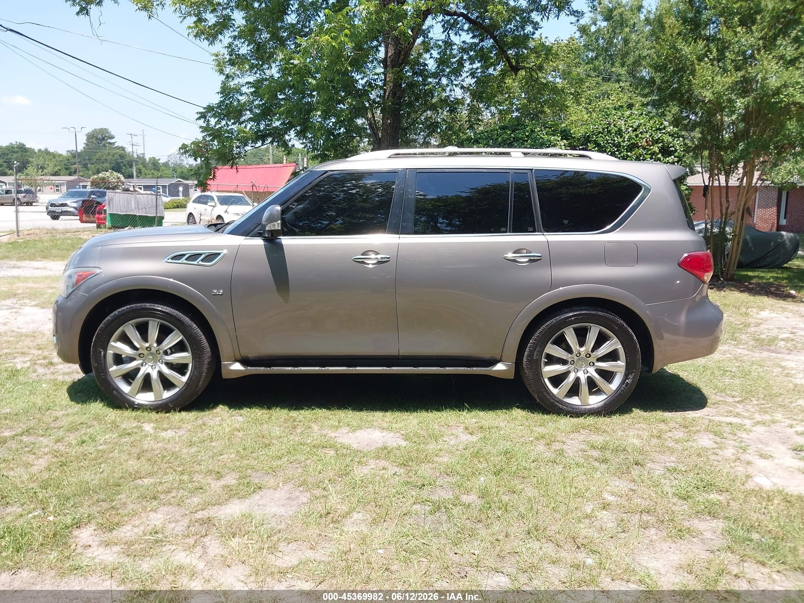 2014 Infiniti Qx80   Brown vin: JN8AZ2NF6E9554699