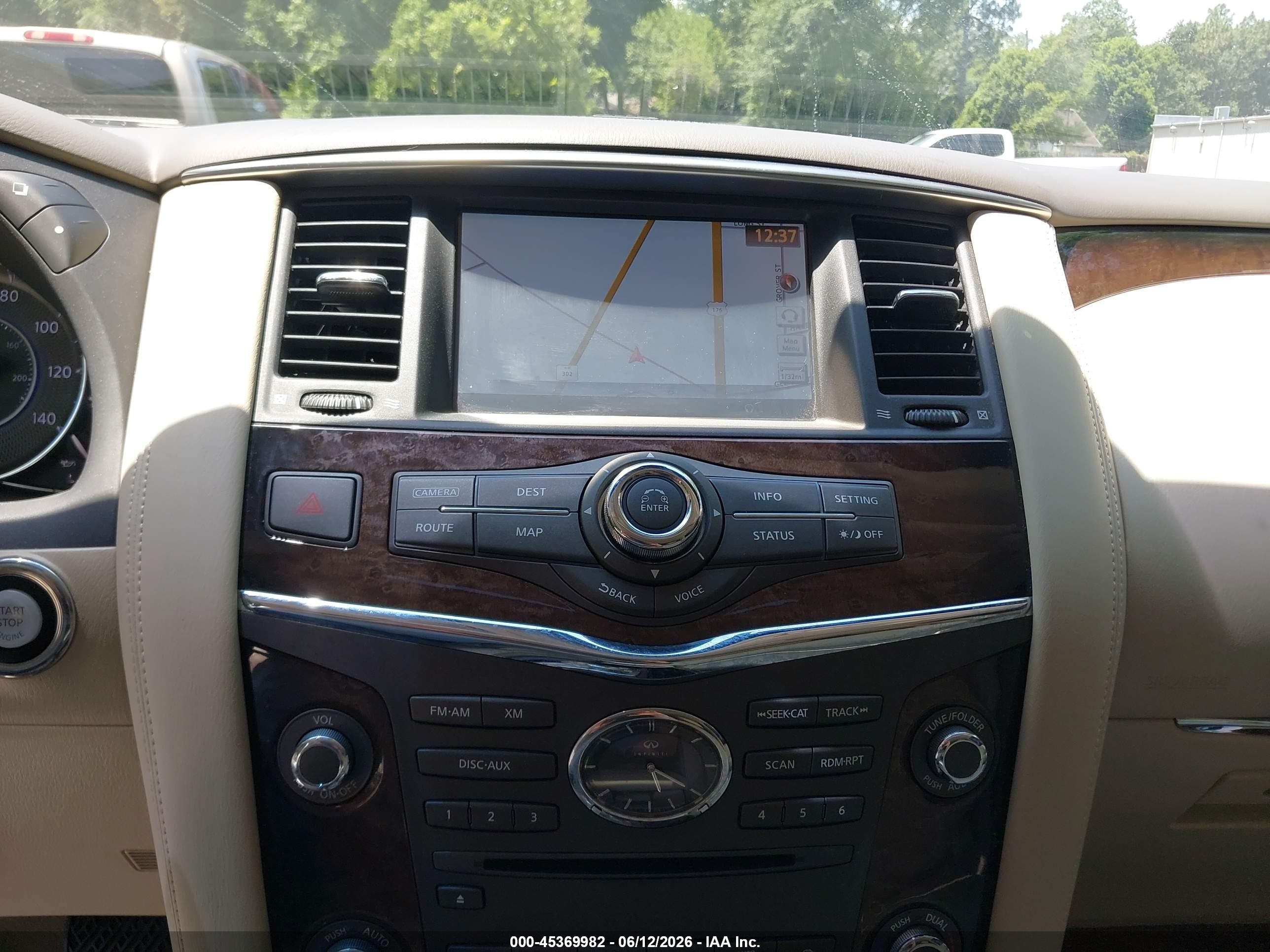 2014 Infiniti Qx80   Brown vin: JN8AZ2NF6E9554699