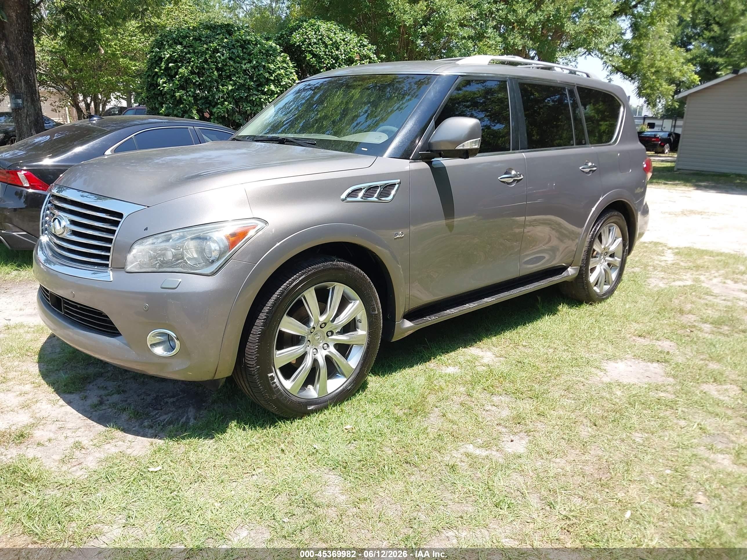 2014 Infiniti Qx80   Brown vin: JN8AZ2NF6E9554699