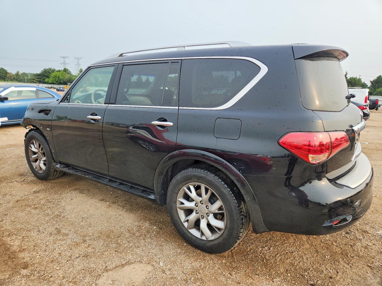 2014 Infiniti Qx80 Base Black vin: JN8AZ2NF6E9555433
