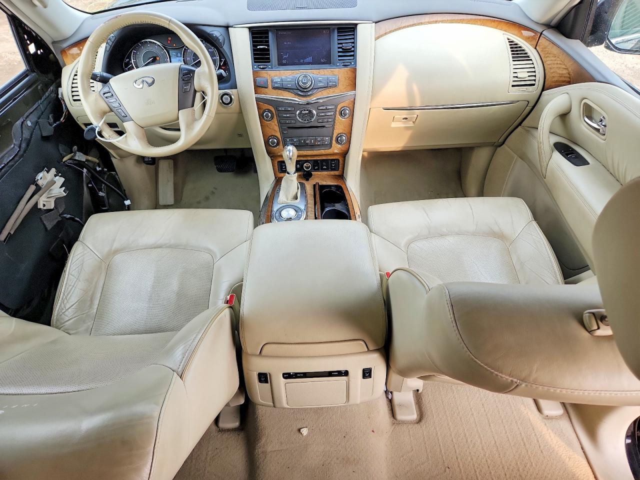 2014 Infiniti Qx80 Base Black vin: JN8AZ2NF6E9555433