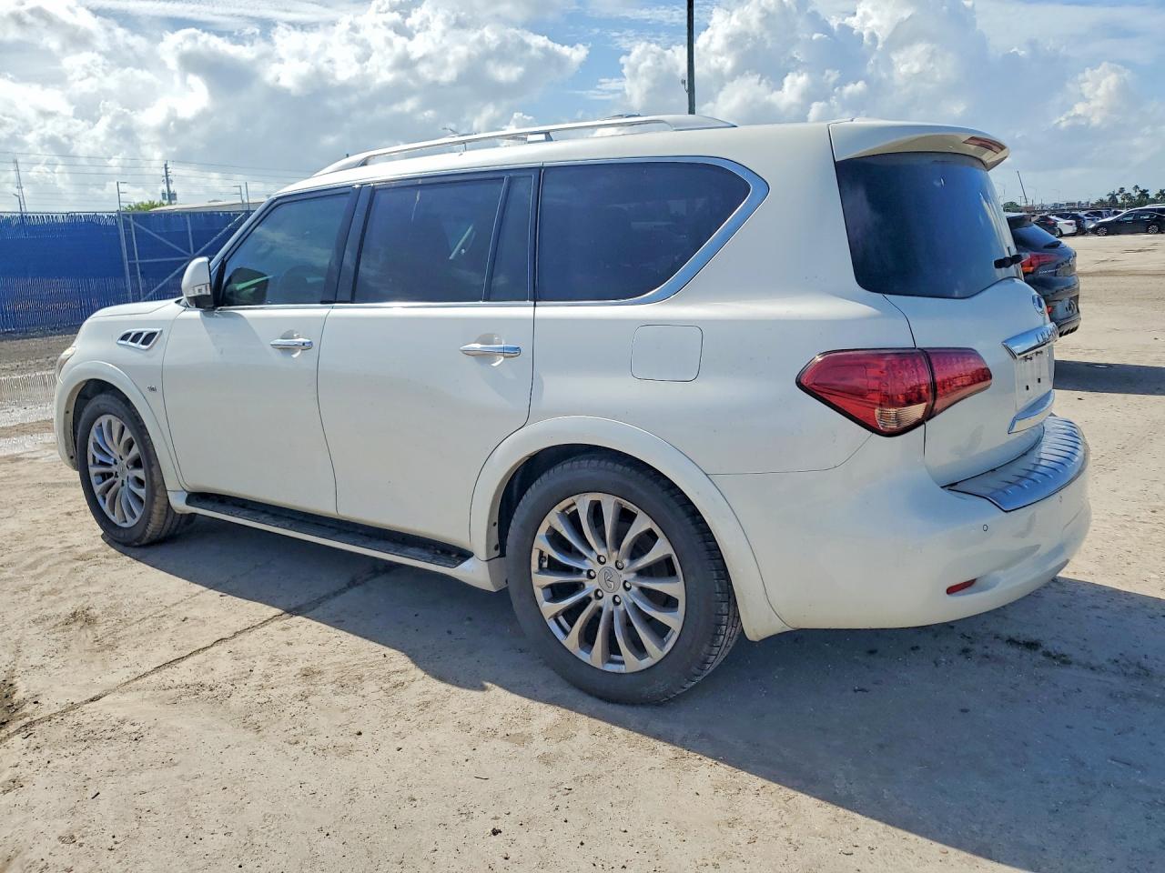 2015 Infiniti Qx80 Base Белый vin: JN8AZ2NF6F9573920