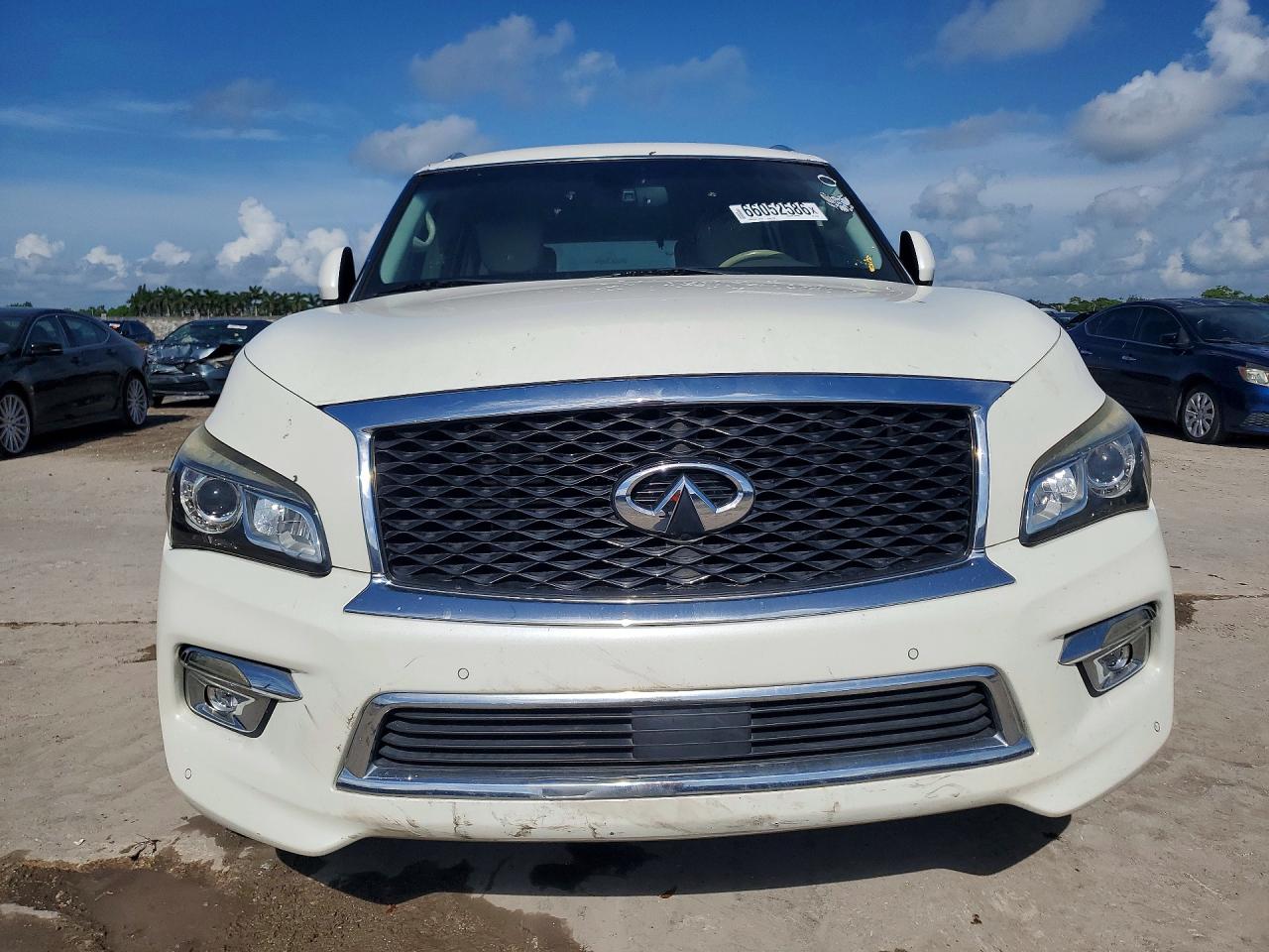 2015 Infiniti Qx80 Base Белый vin: JN8AZ2NF6F9573920