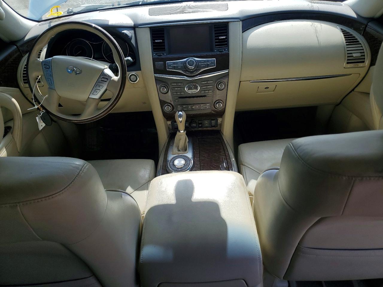 2015 Infiniti Qx80 Base Белый vin: JN8AZ2NF6F9573920