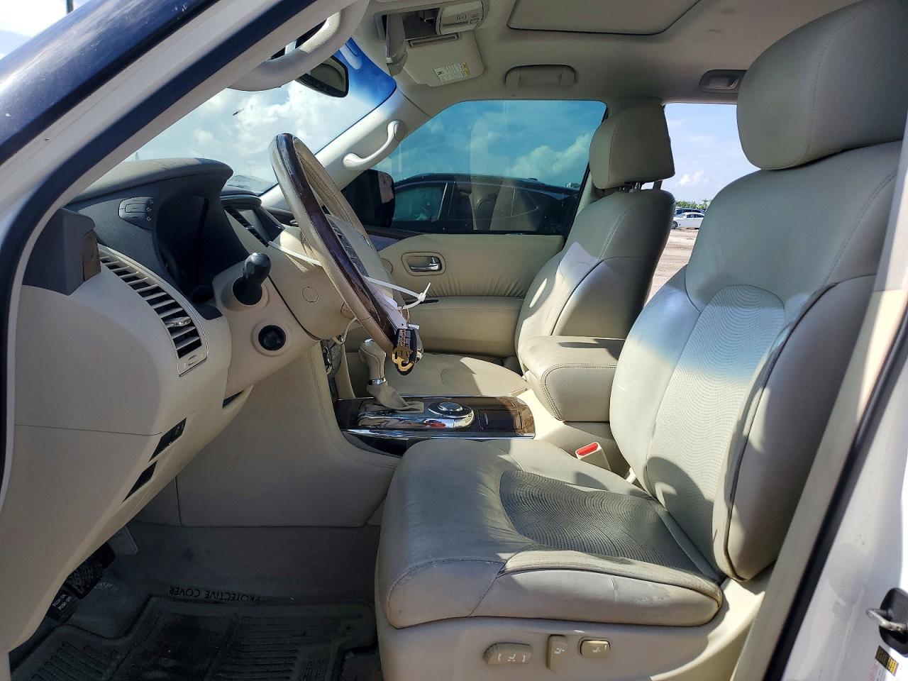 2015 Infiniti Qx80 Base Белый vin: JN8AZ2NF6F9573920