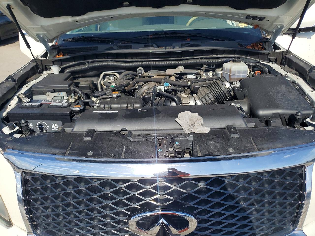 2015 Infiniti Qx80 Base Белый vin: JN8AZ2NF6F9573920