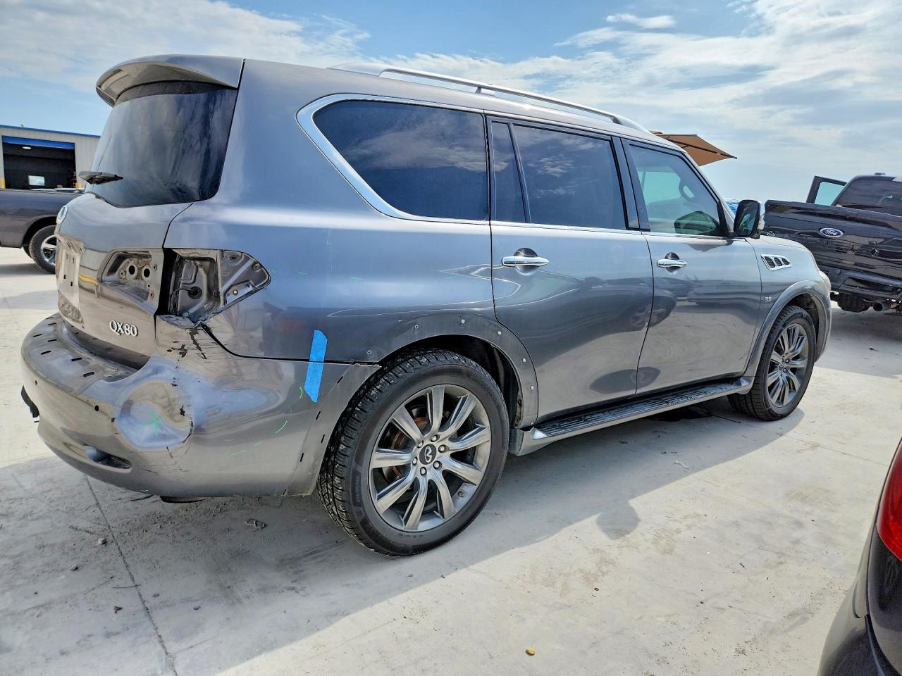 2017 Infiniti Qx80 Signature Edition Gray vin: JN8AZ2NF6H9646187