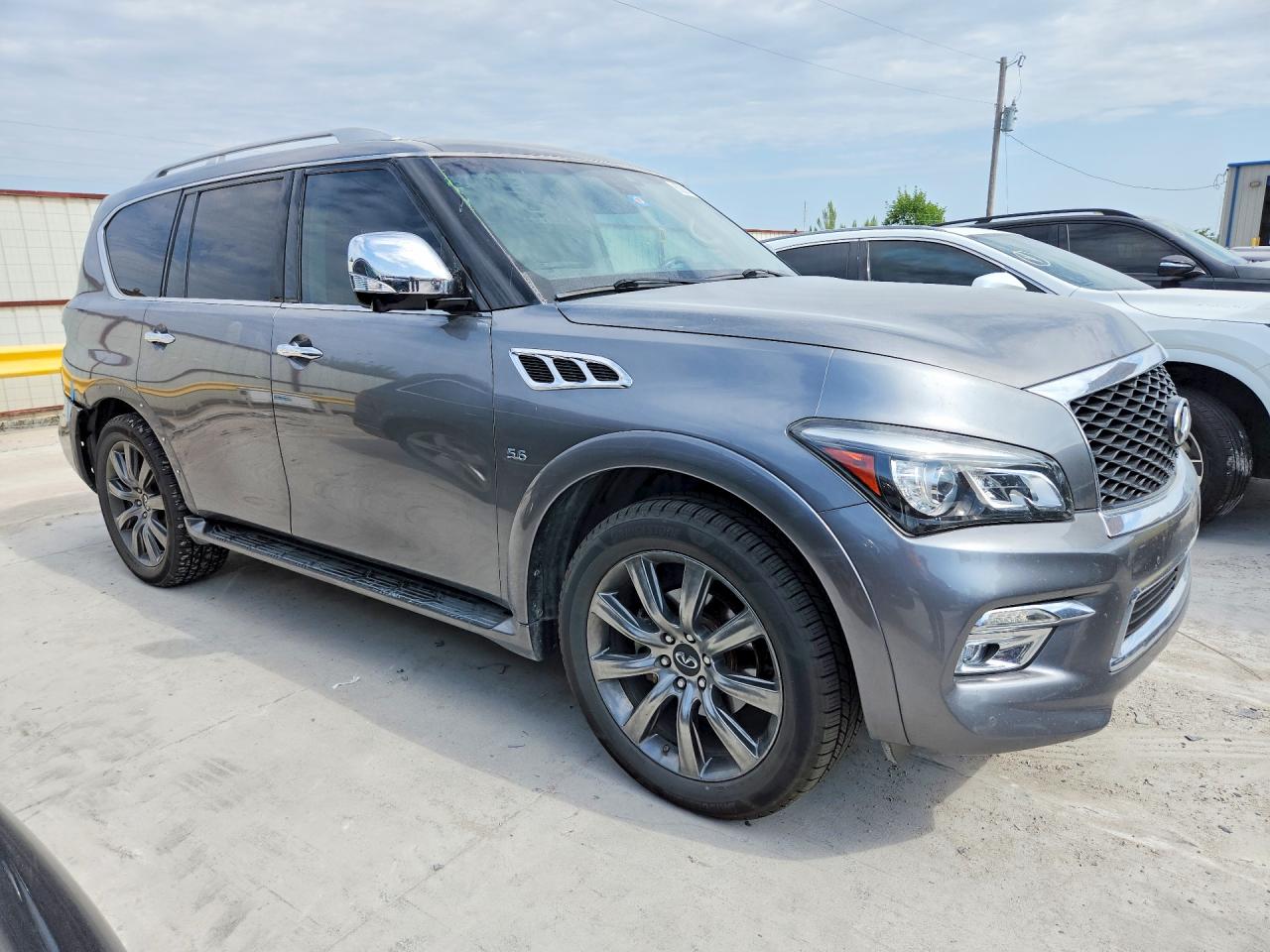 2017 Infiniti Qx80 Signature Edition Gray vin: JN8AZ2NF6H9646187
