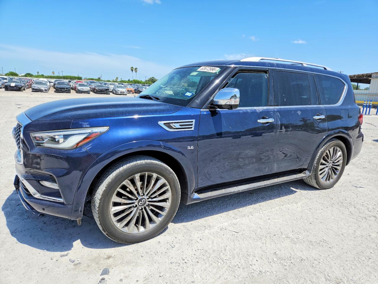 2019 Infiniti Qx80 Luxe Blue vin: JN8AZ2NF6K9689550