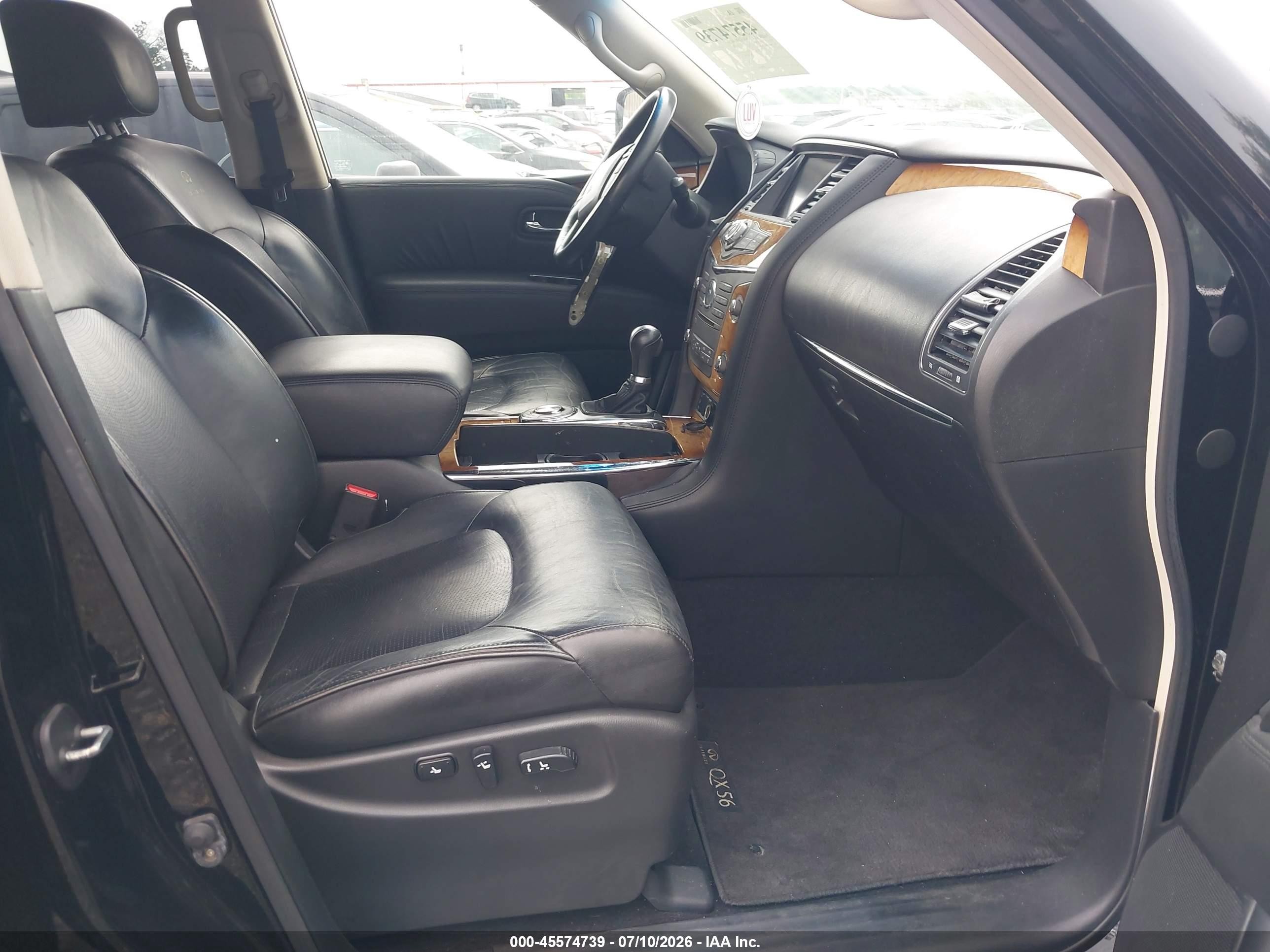 2011 Infiniti Qx56   Black vin: JN8AZ2NF7B9500615