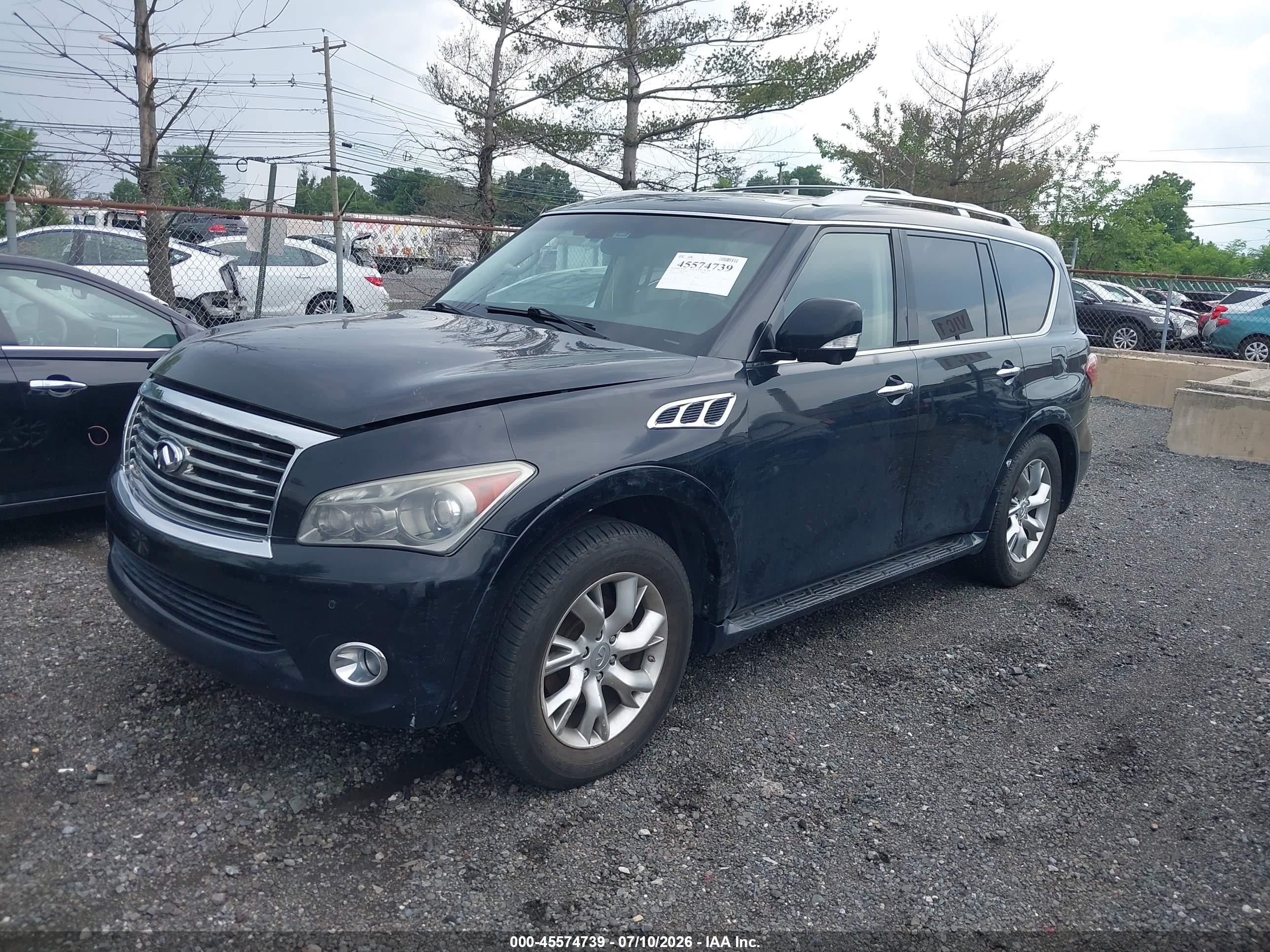2011 Infiniti Qx56   Black vin: JN8AZ2NF7B9500615