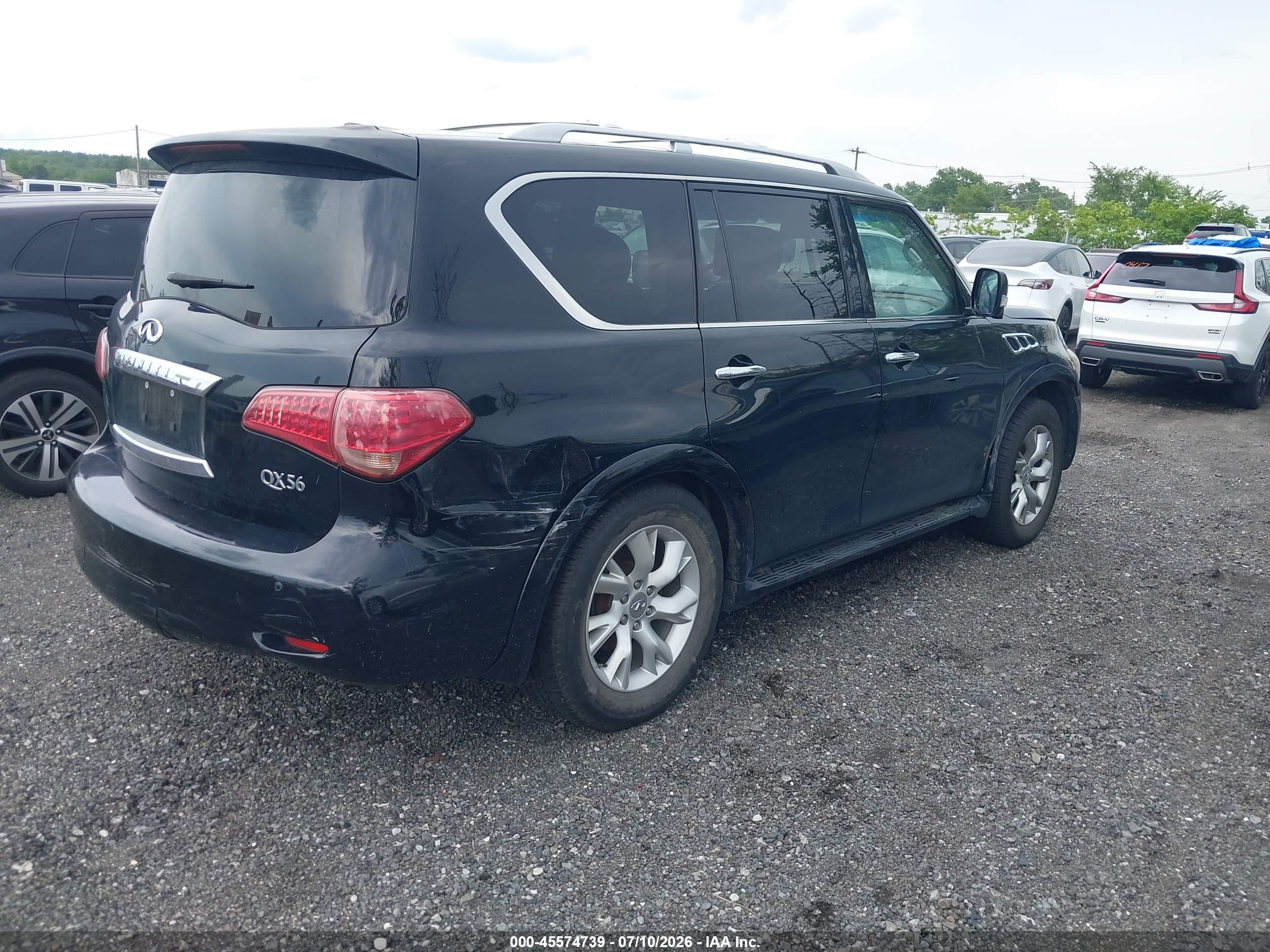 2011 Infiniti Qx56   Black vin: JN8AZ2NF7B9500615