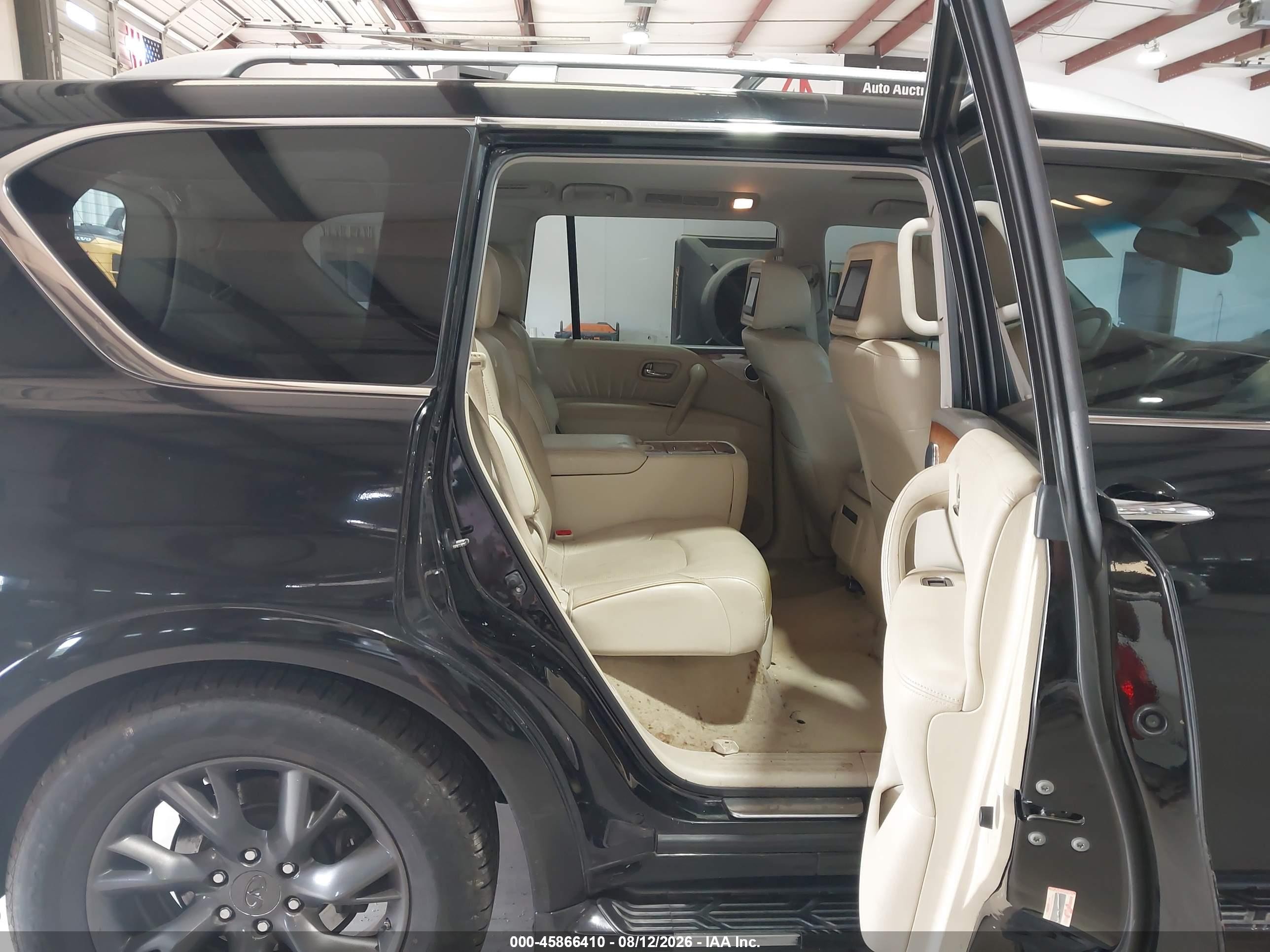 2011 Infiniti Qx56 Black vin: JN8AZ2NF7B9503806