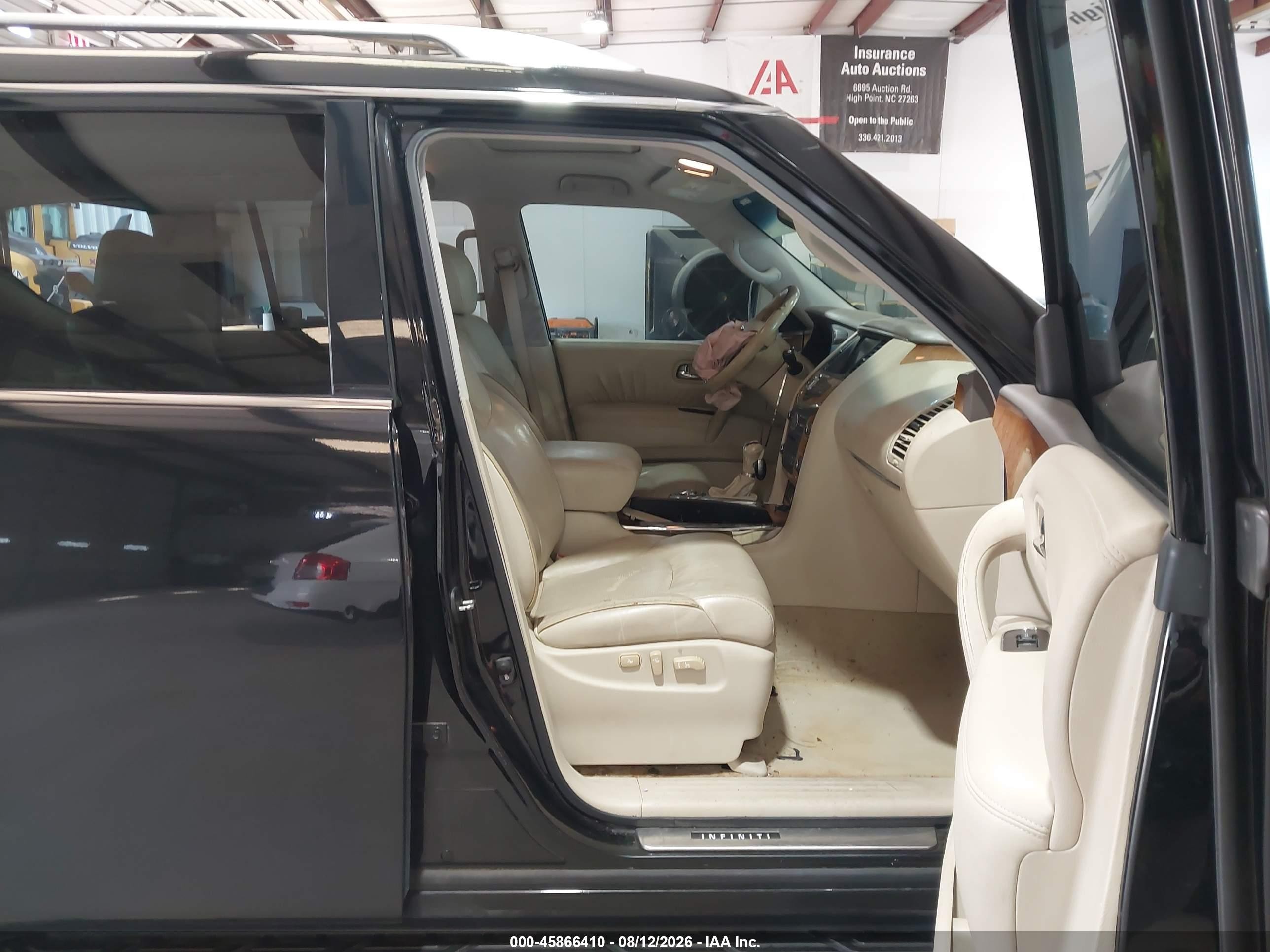 2011 Infiniti Qx56 Black vin: JN8AZ2NF7B9503806