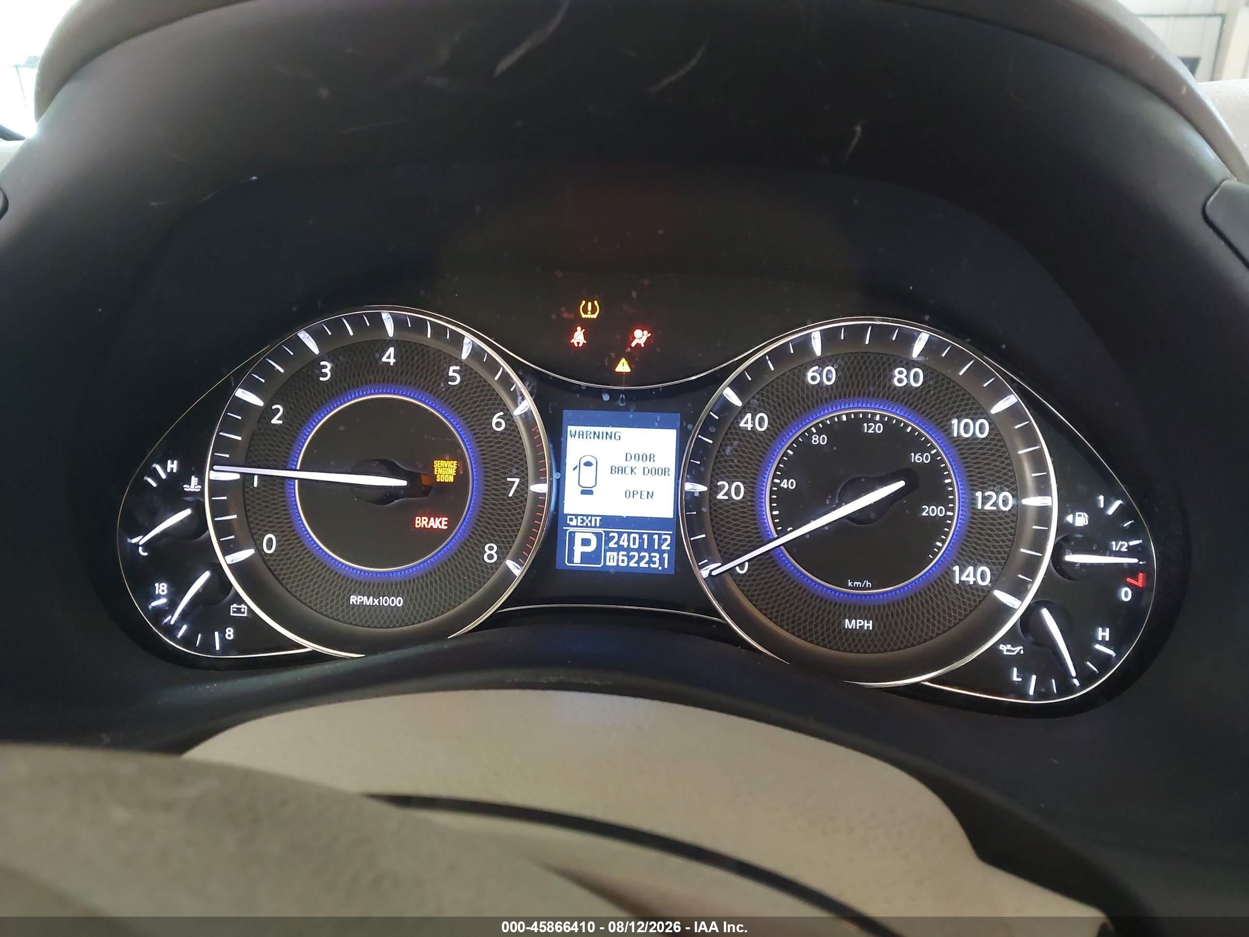 2011 Infiniti Qx56 Black vin: JN8AZ2NF7B9503806