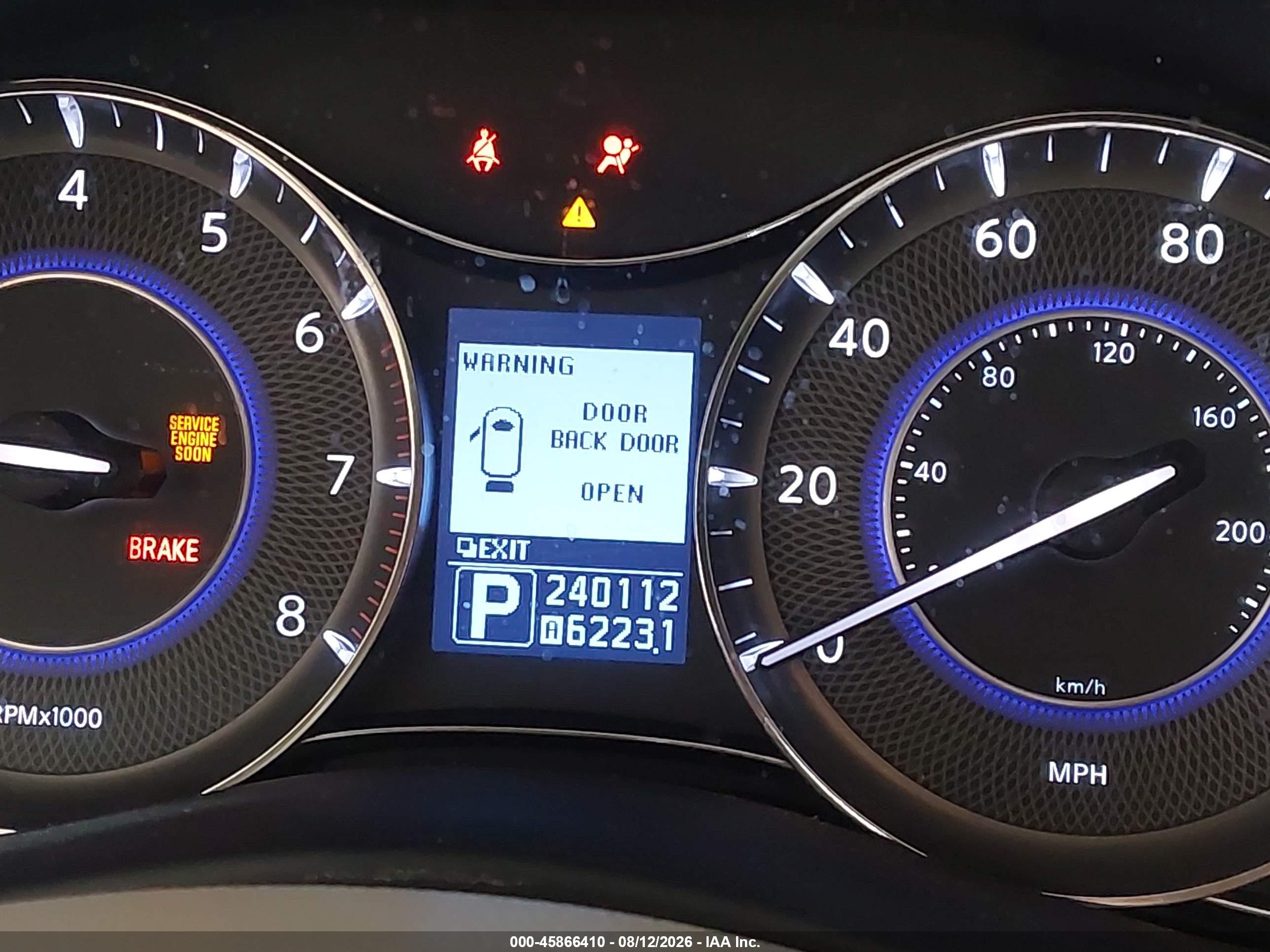 2011 Infiniti Qx56 Black vin: JN8AZ2NF7B9503806