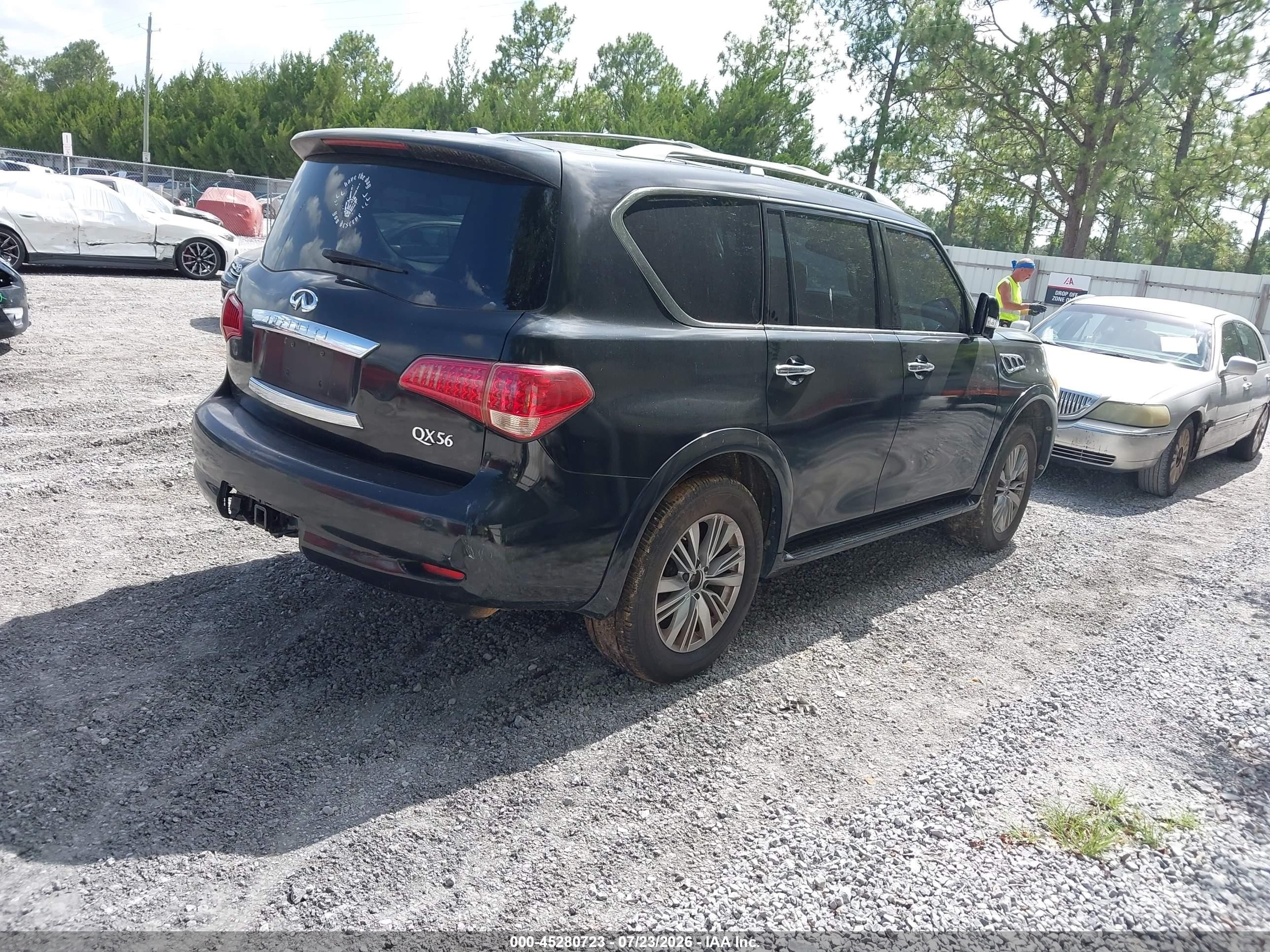 2011 Infiniti Qx56   Black vin: JN8AZ2NF7B9503823