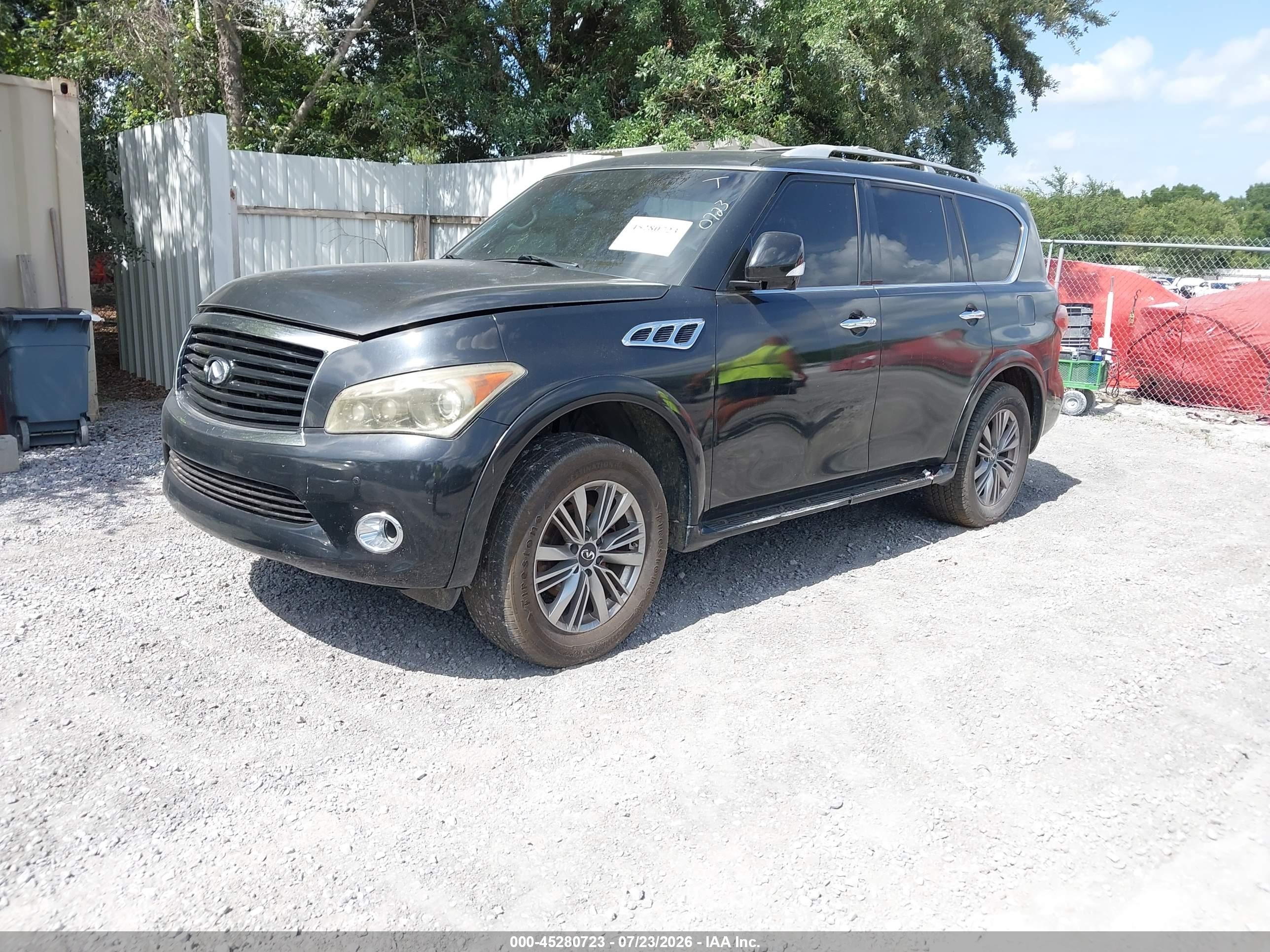 2011 Infiniti Qx56   Black vin: JN8AZ2NF7B9503823