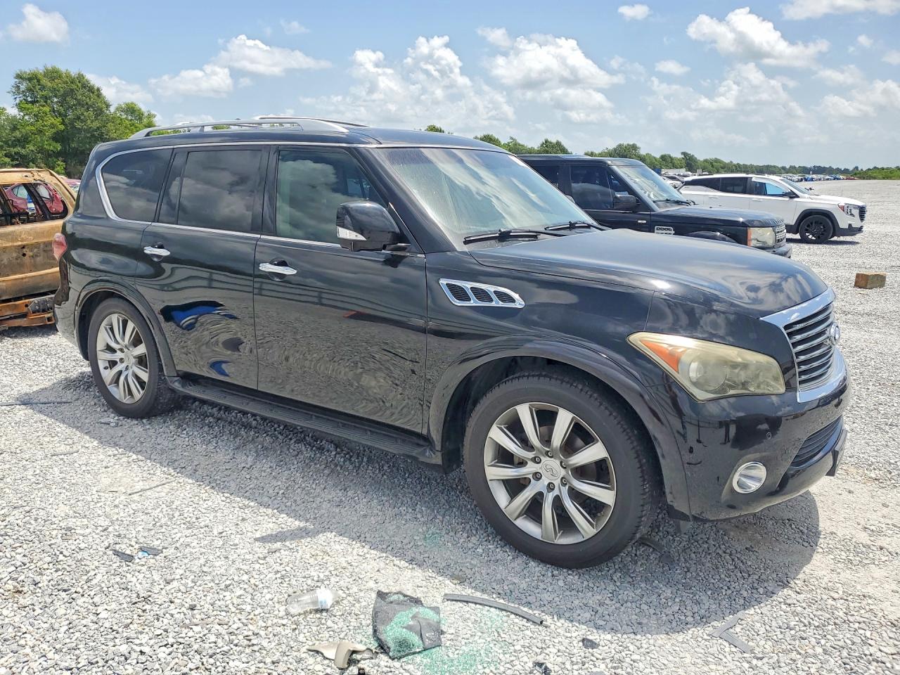 2012 Infiniti Qx56 Base Black vin: JN8AZ2NF7C9515634