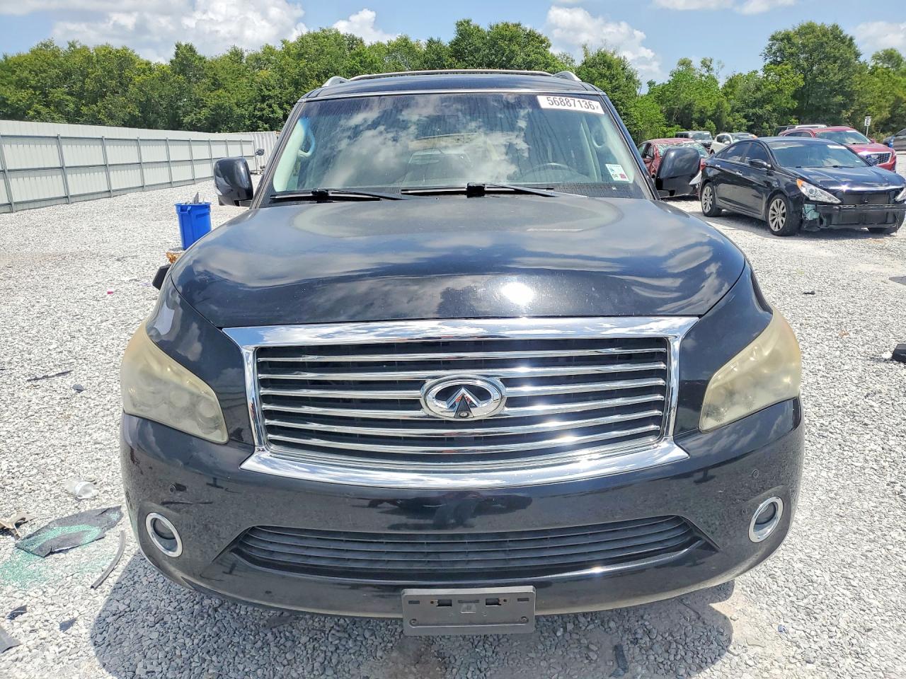 2012 Infiniti Qx56 Base Black vin: JN8AZ2NF7C9515634