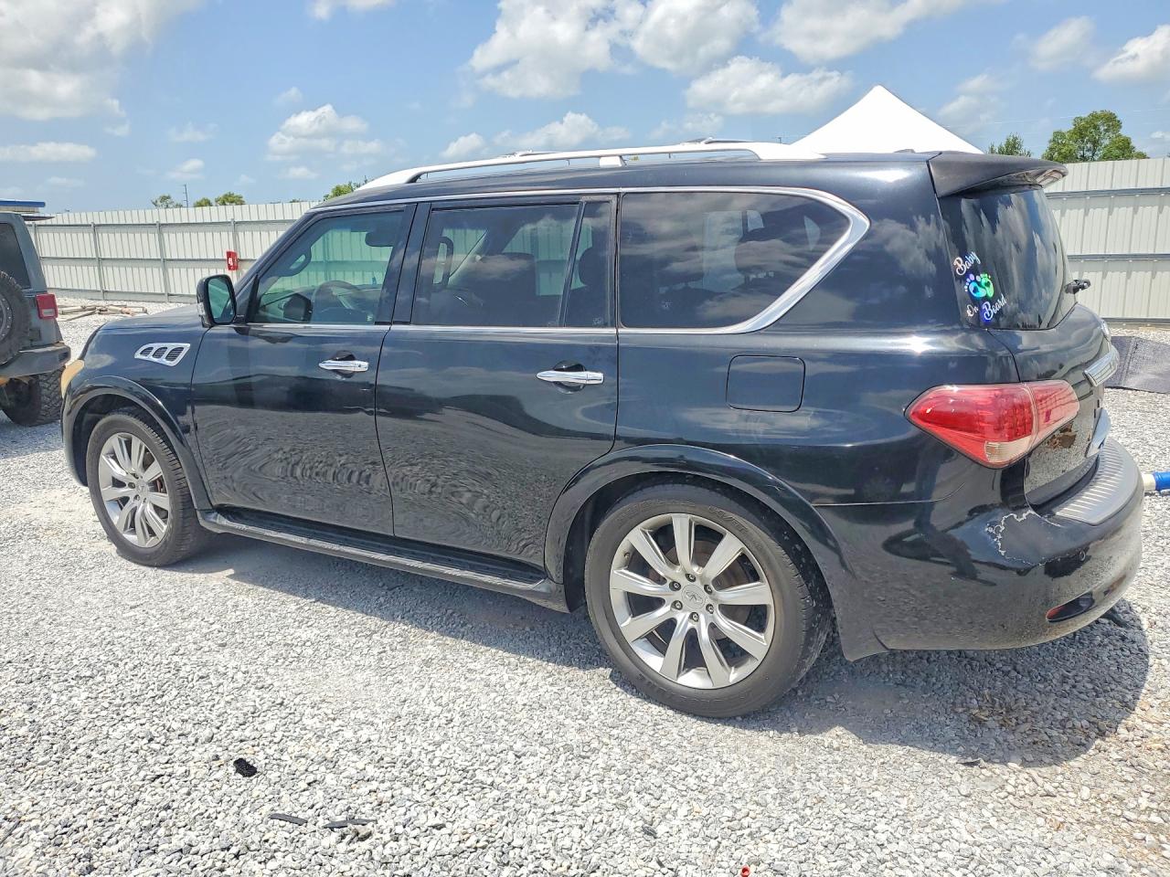 2012 Infiniti Qx56 Base Black vin: JN8AZ2NF7C9515634
