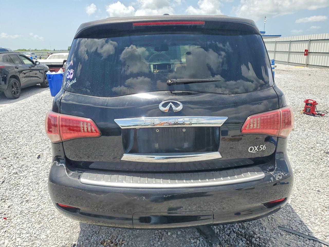 2012 Infiniti Qx56 Base Black vin: JN8AZ2NF7C9515634