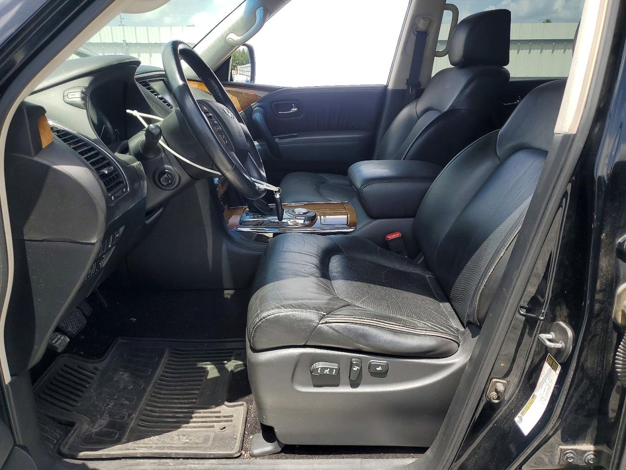 2012 Infiniti Qx56 Base Black vin: JN8AZ2NF7C9515634