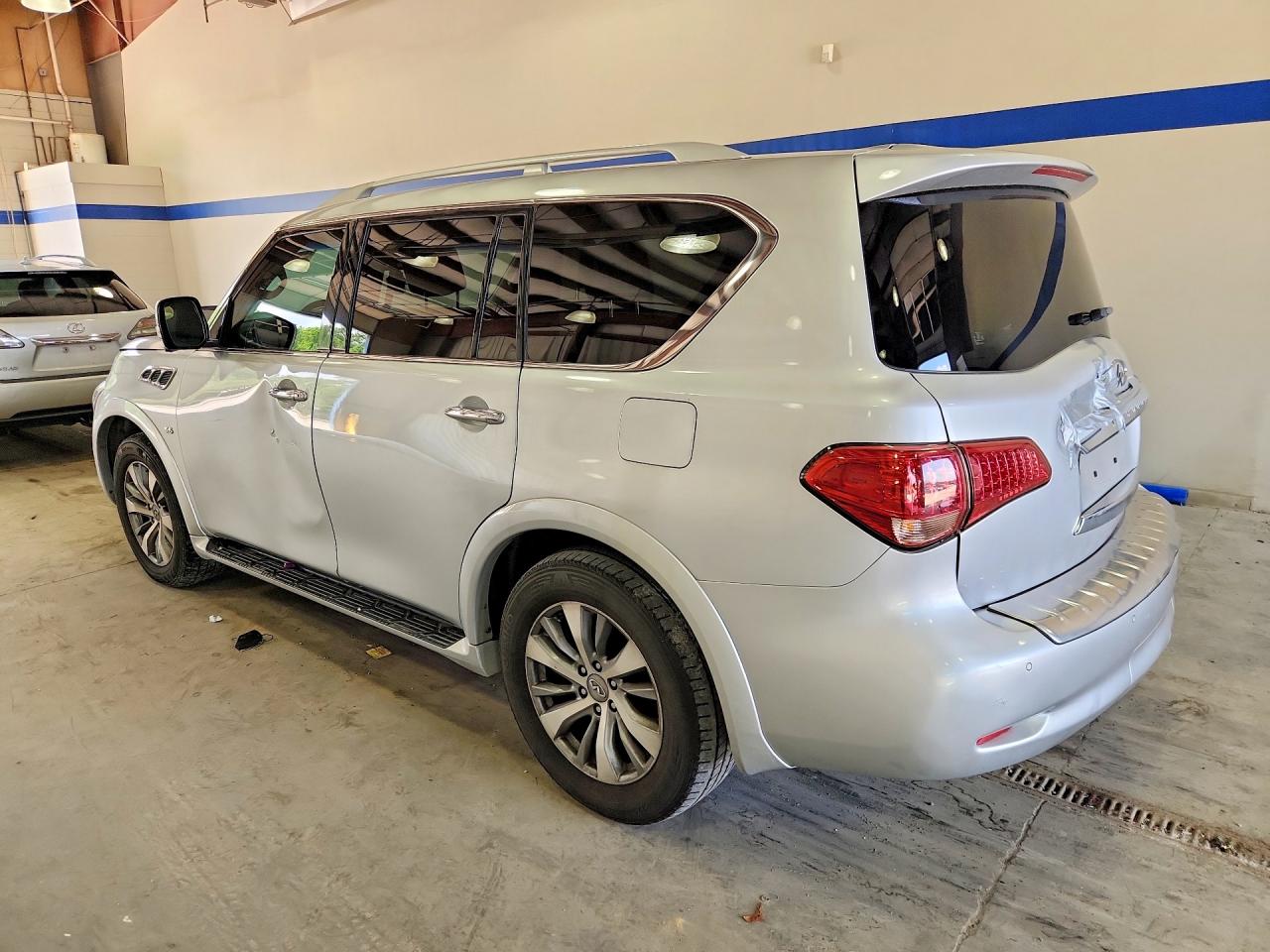 2015 Infiniti Qx80 Base Silver vin: JN8AZ2NF7F9571903